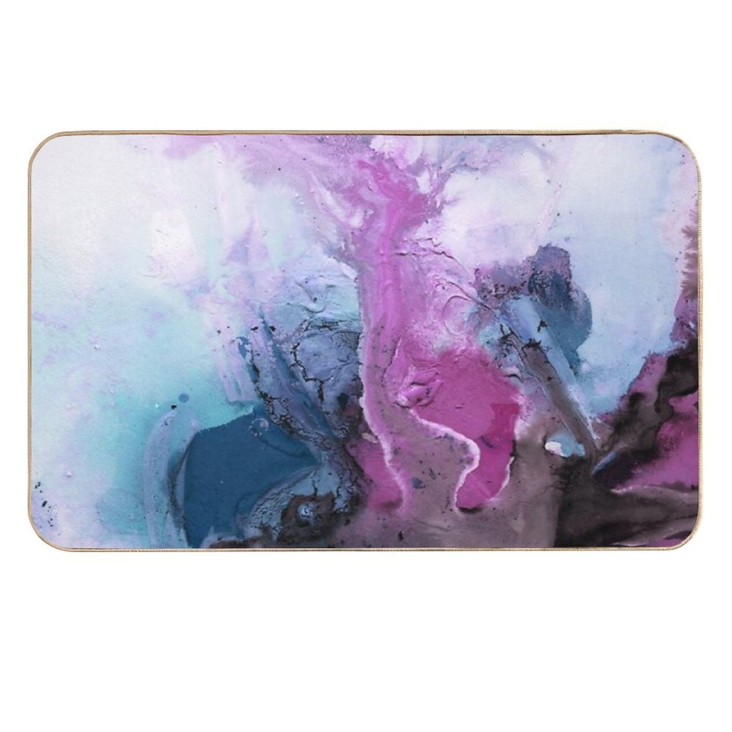 Abstract Watercolor Painting Versatile Bath Mat
