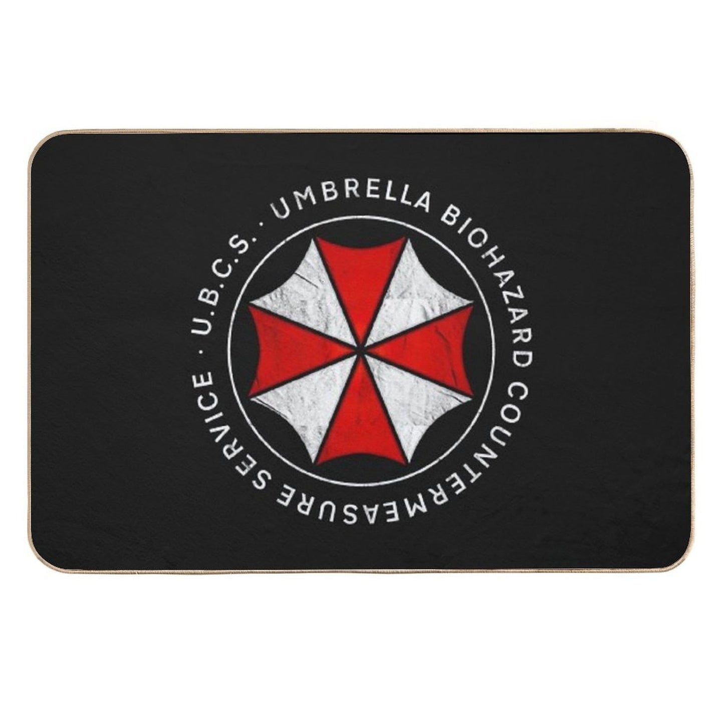 Umbrella Biohazard Countermeasure Service Resident Evil 3 Rapid-Drying Bath Mat