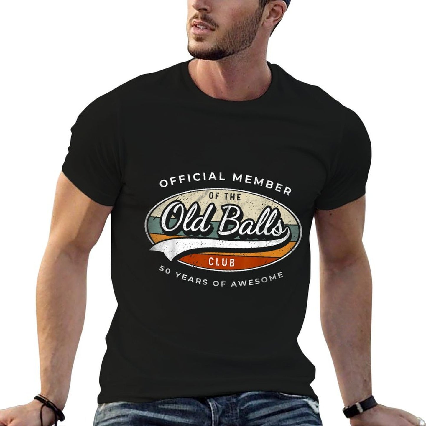 Official Member Old Balls Club 50 Years Funny 50th Birthday Quick-drying T-Shirt