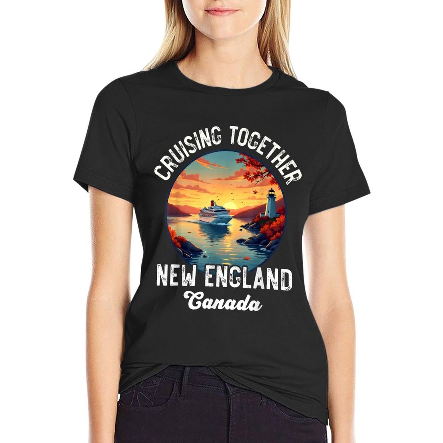 New England Canada Cruise, Cruising Together Fall Souvenir Relaxed-fit T-Shirt