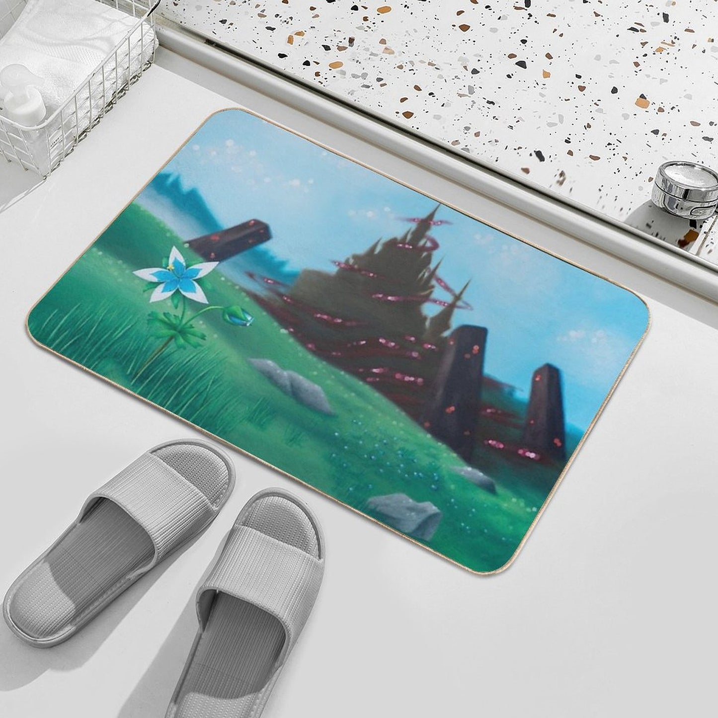 Silent Princess High-Traffic Bath Mat