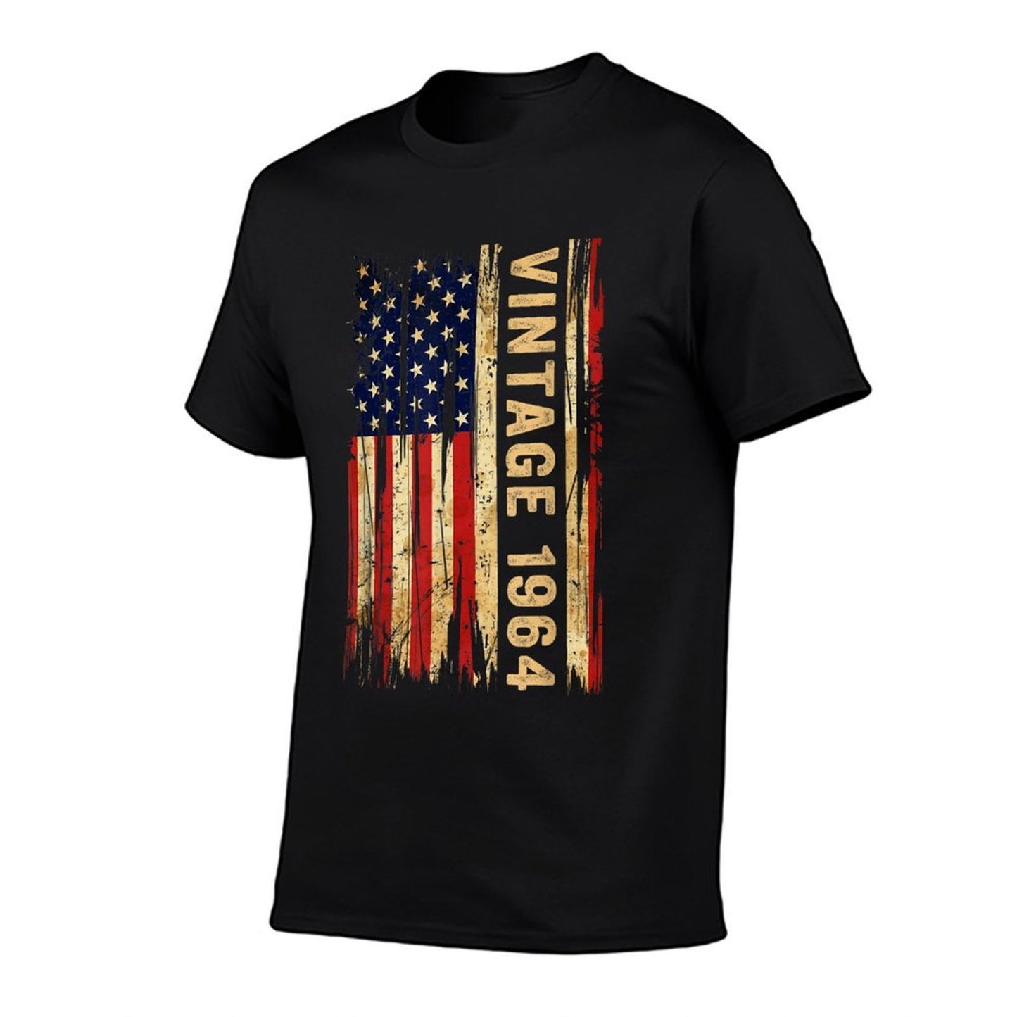 60 Years Old Vintage 1964 American 60th Birthday Men Trendy Pattern T-Shirt