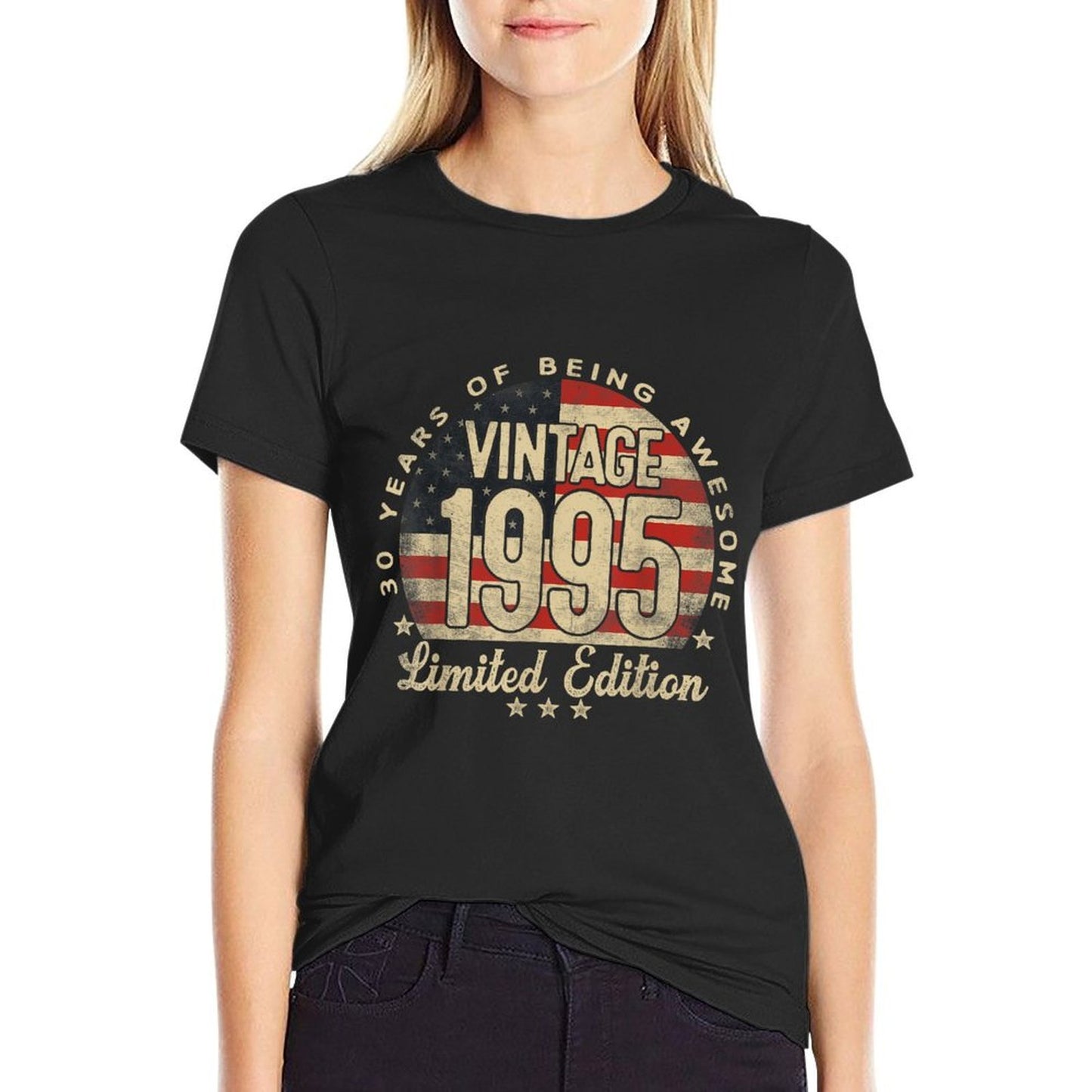 Vintage 1995 Limited Edition 30-Year-Old Gifts USA Breathable T-Shirt