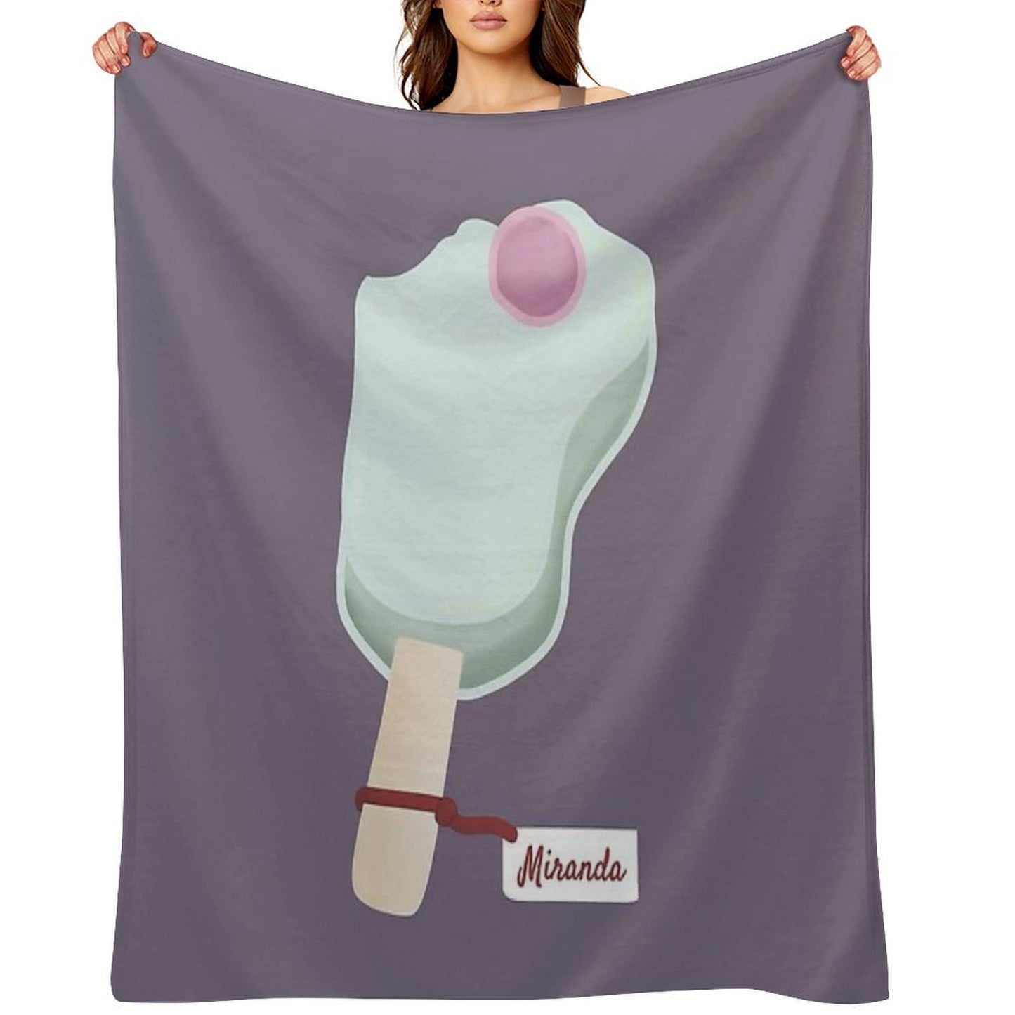 Miranda Sings Machine-washable Throw Blanket