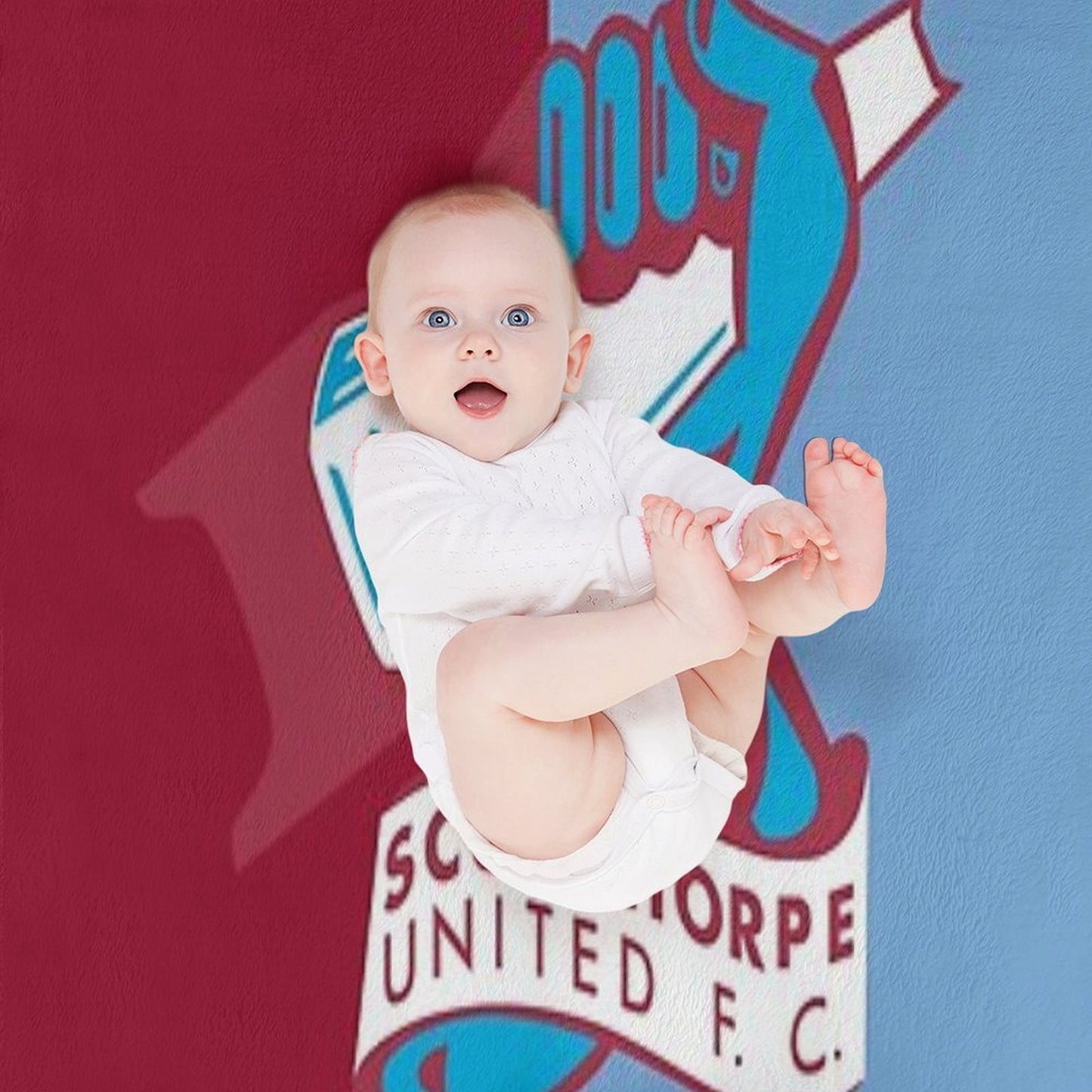 Scunthorpe United FC All-season Throw Blanket