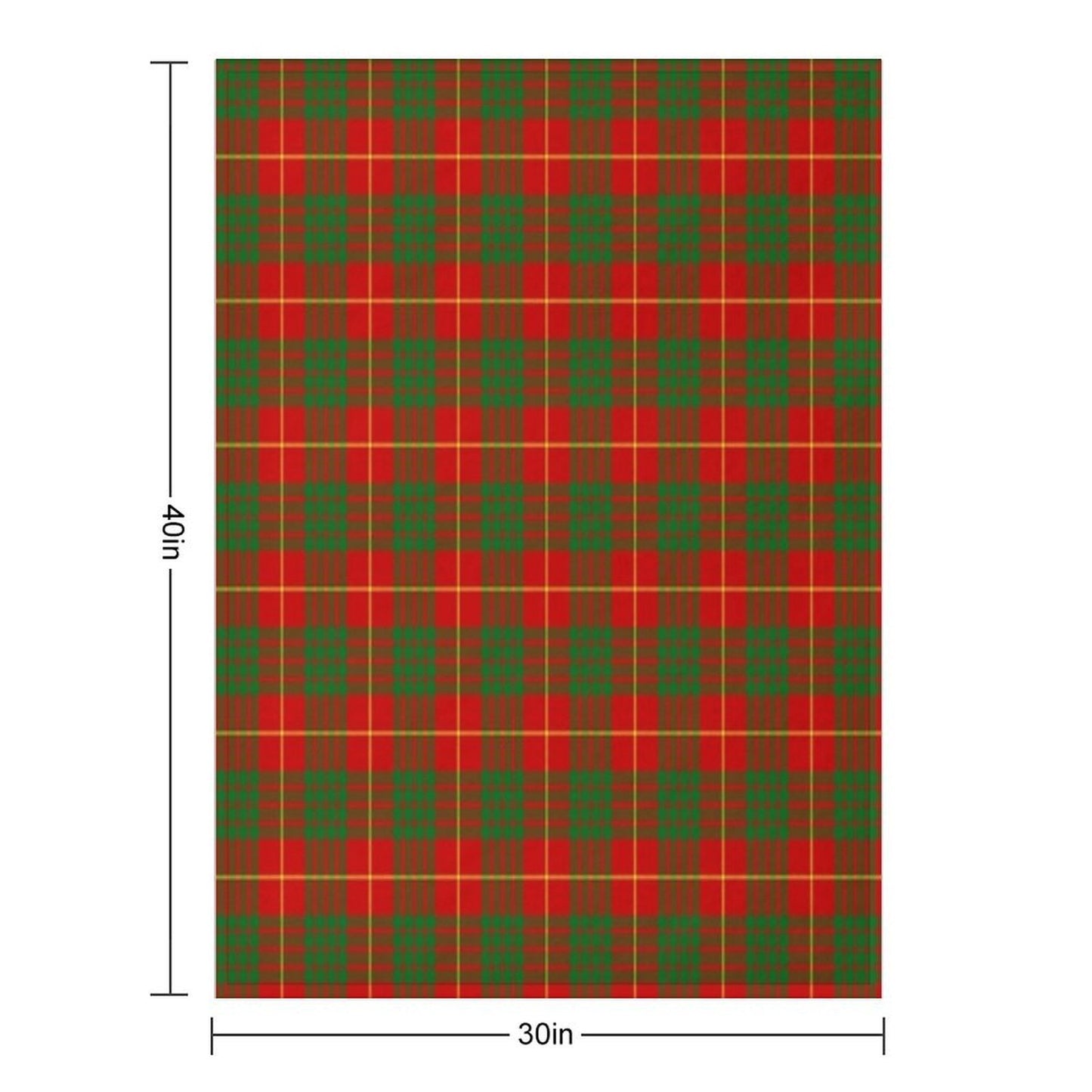 Clan Cameron Tartan Gift-ready Throw Blanket