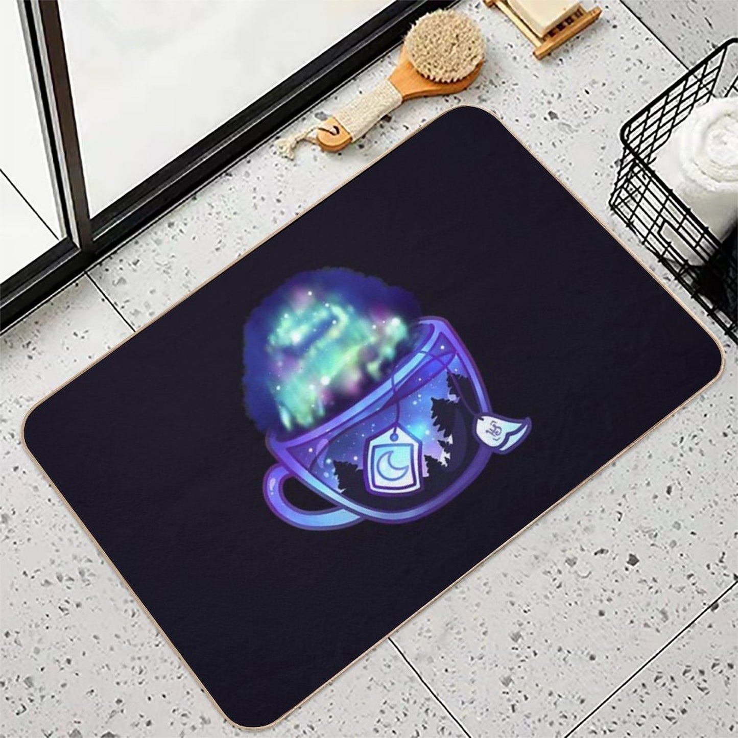 Aurora Borealis Tea - Dreamy Aesthetic Long-Lasting Bath Mat