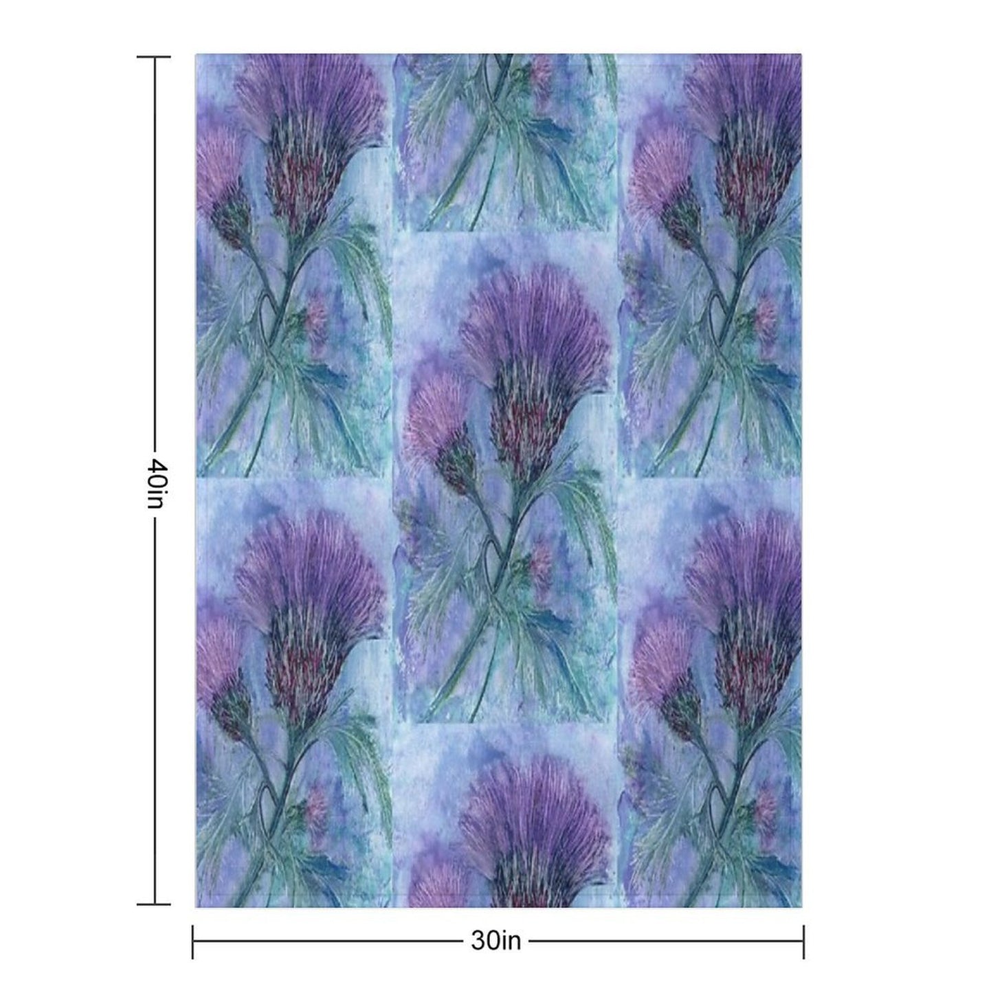 The Thistle Premium Throw Blanket
