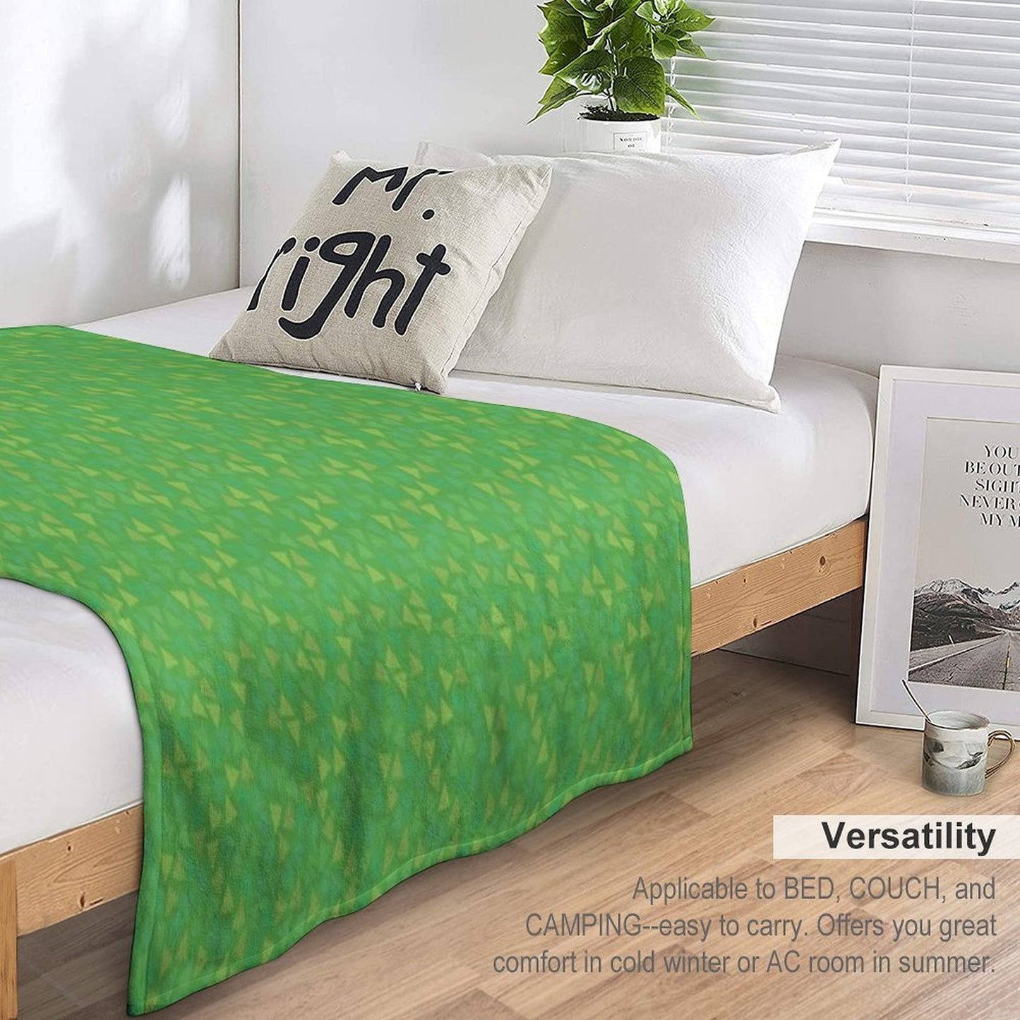 Time to Pick Those Weeds Machine-washable Throw Blanket