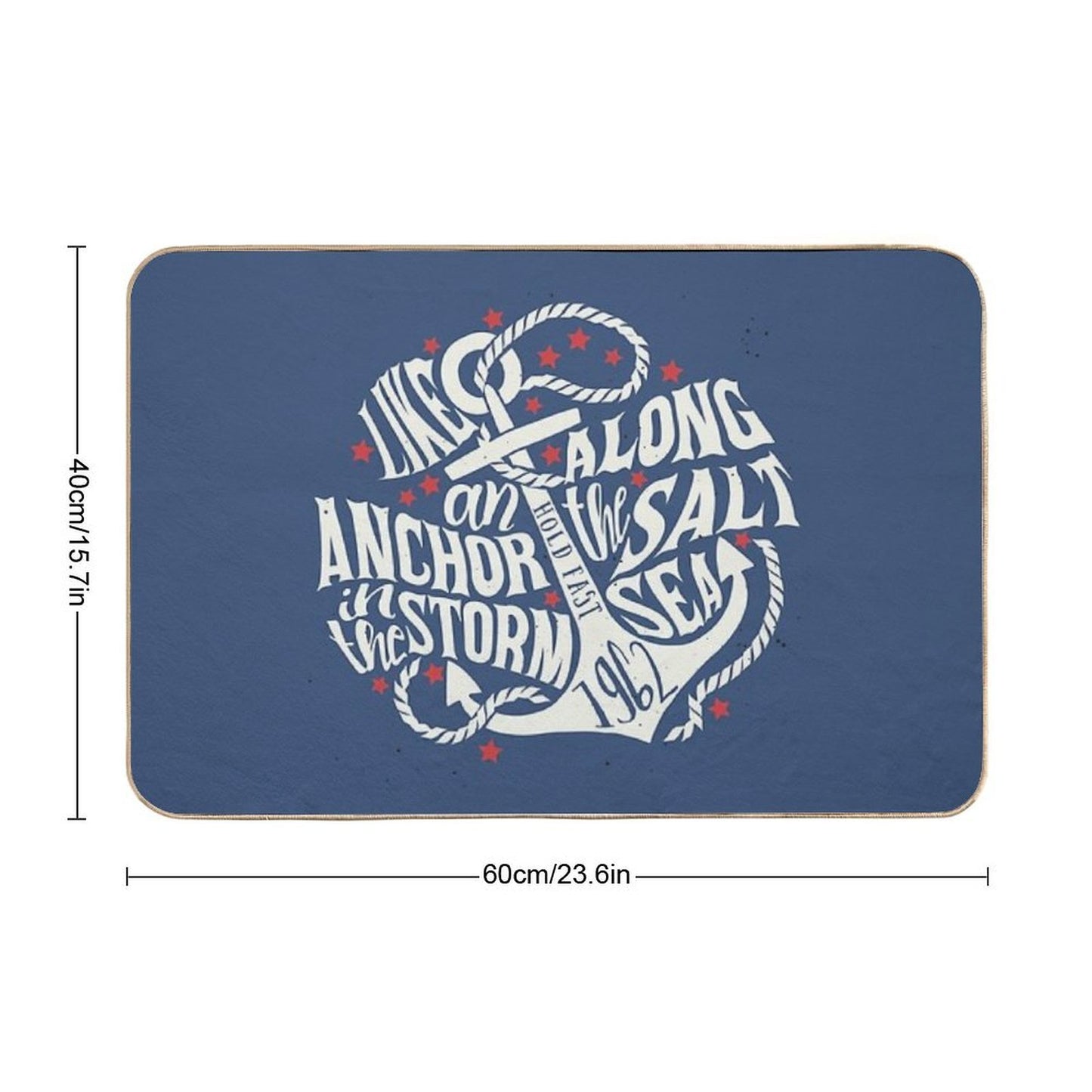 Like An Anchor In The Storm Pet-Safe Bath Mat