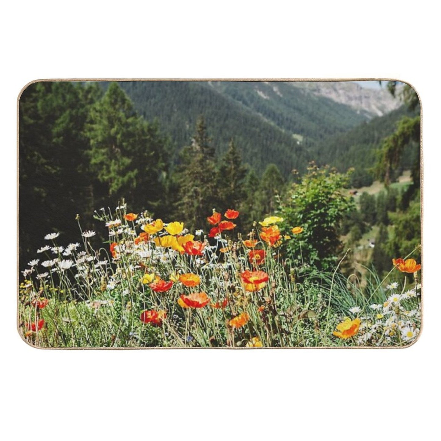 Mountain Garden Eco-Friendly Bath Mat