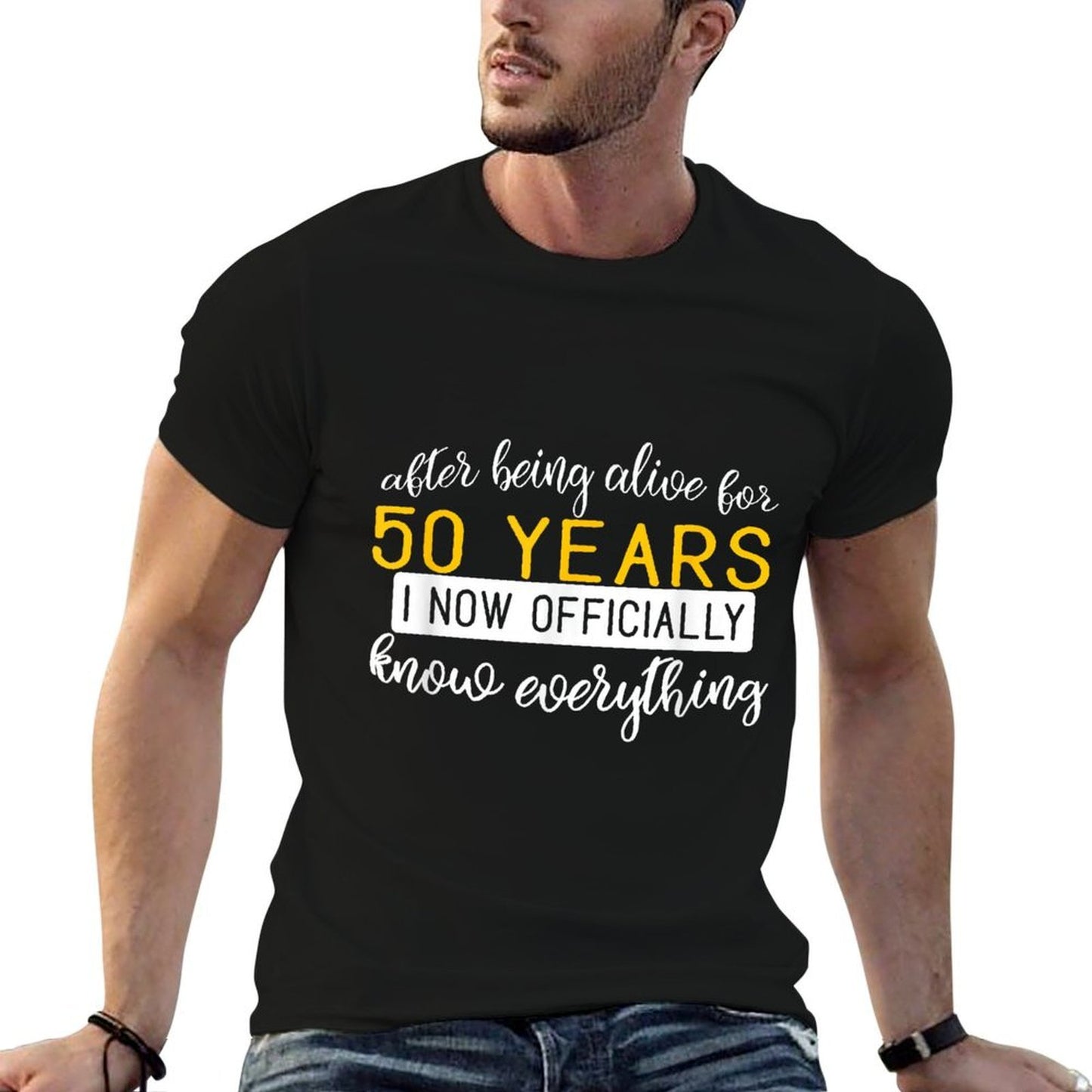 50th Birthday - 50 Years Old Birthday Gift! Cotton T-Shirt