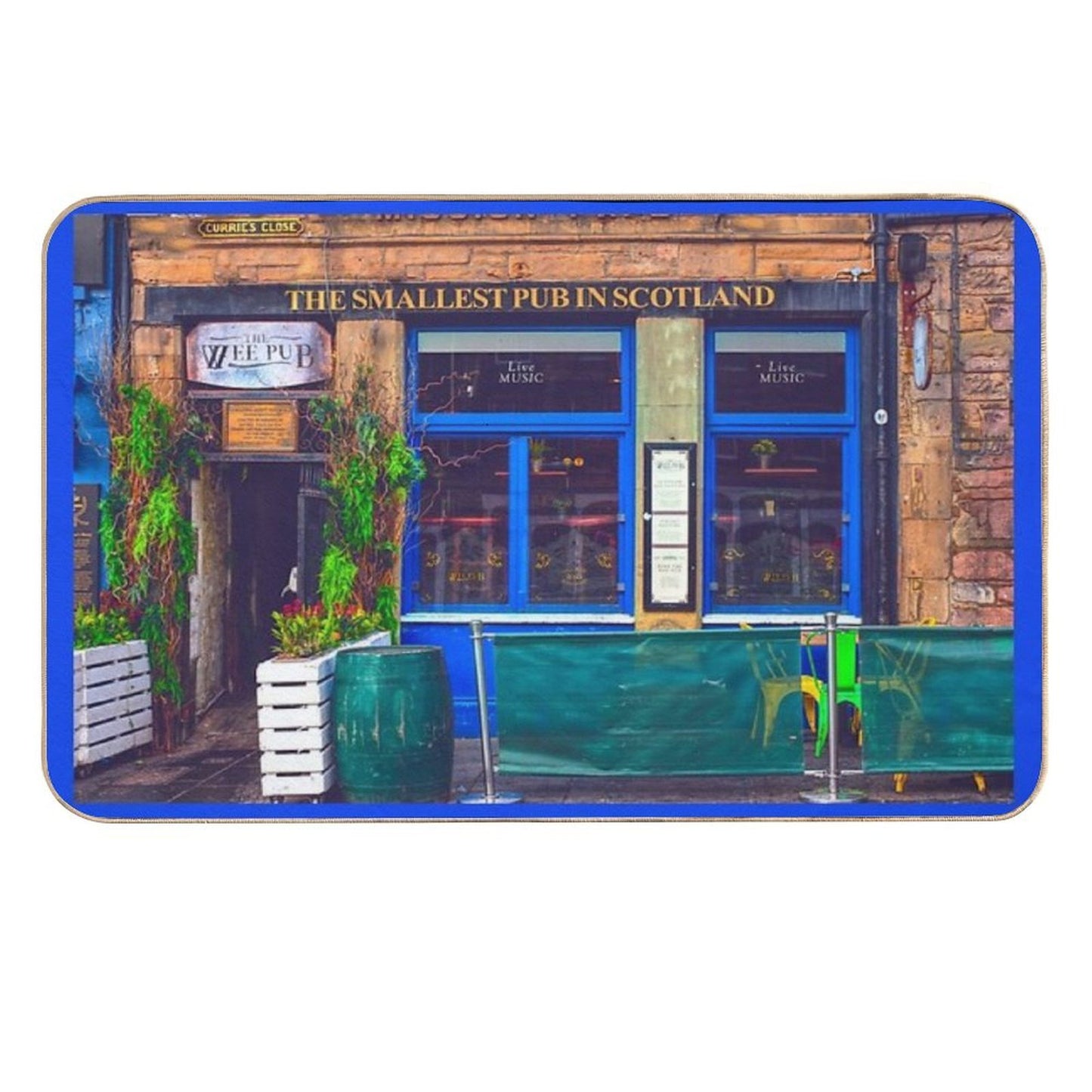 The Wee Pub Edinburgh High-Traffic Bath Mat