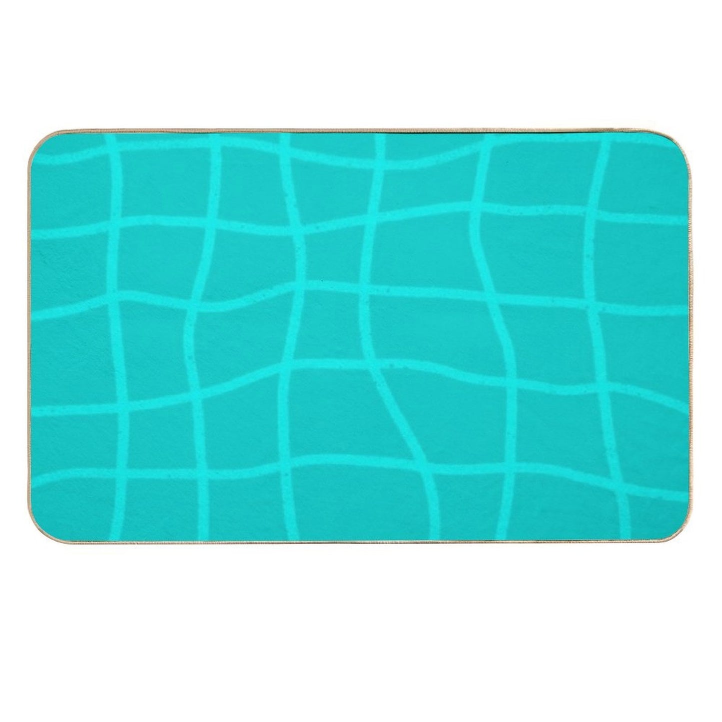 Aqua Tile Slip-Resistant Bath Mat