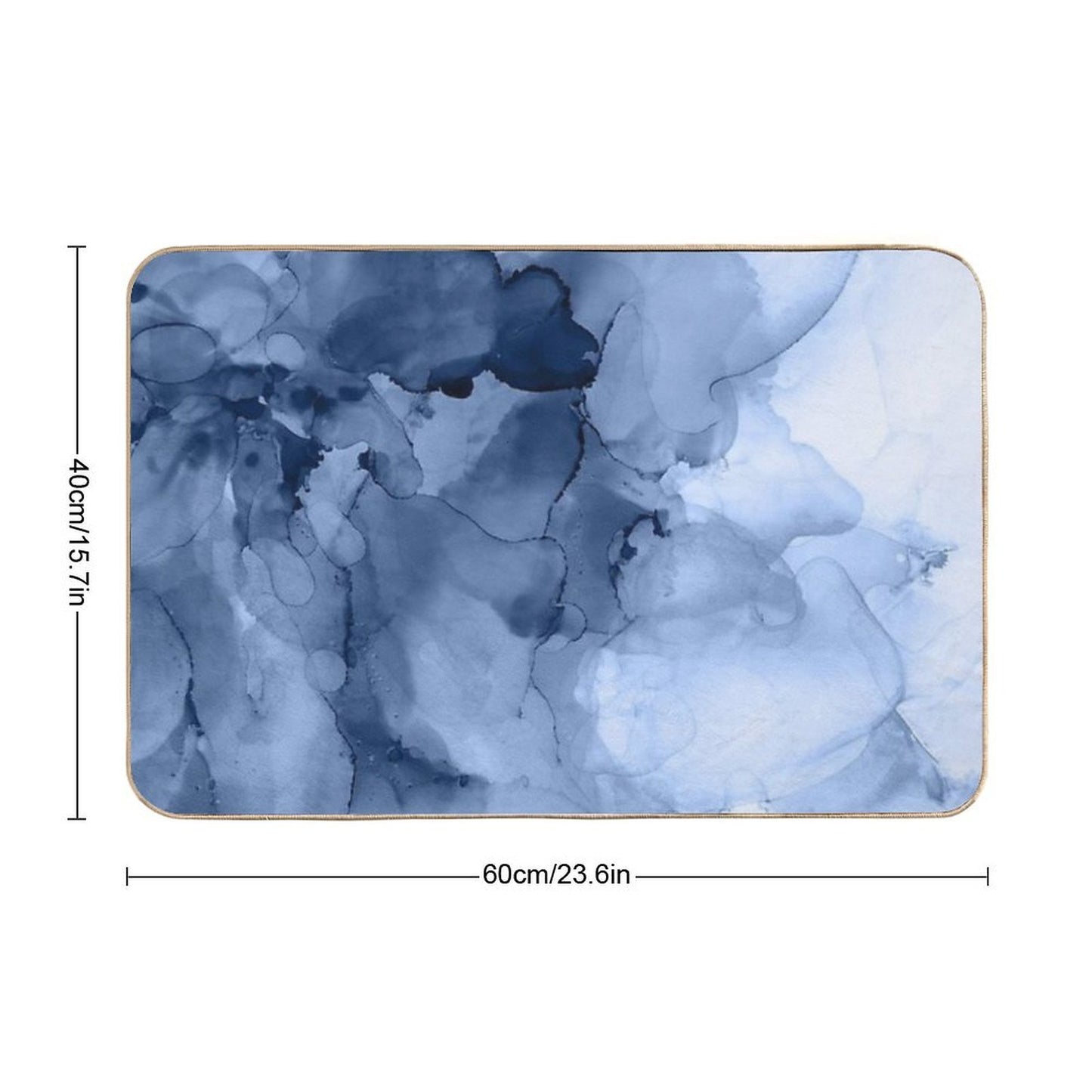 Stormy Weather Rapid-Drying Bath Mat
