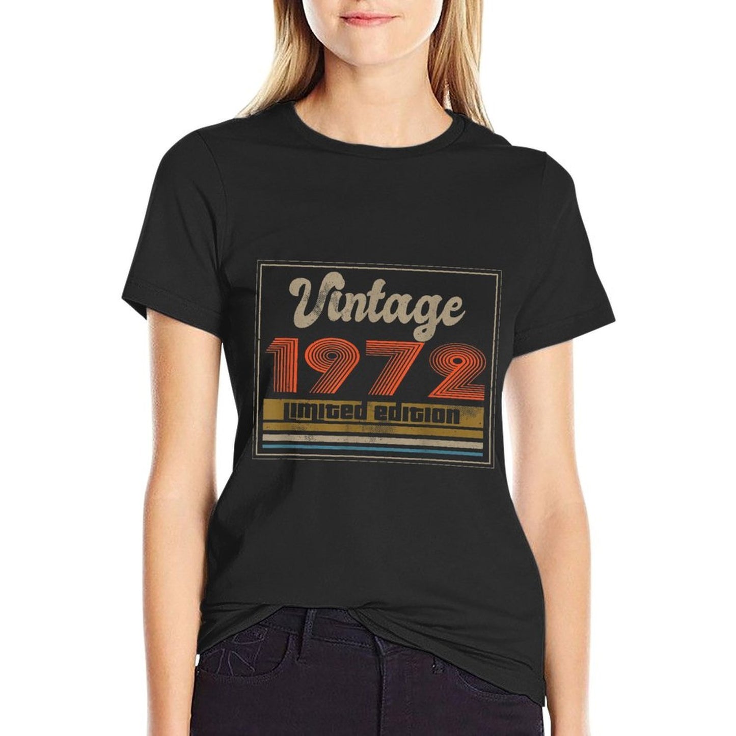 50 Year Old Vintage 1972 Limited Edition 50th Birthday Graphic-printed T-Shirt