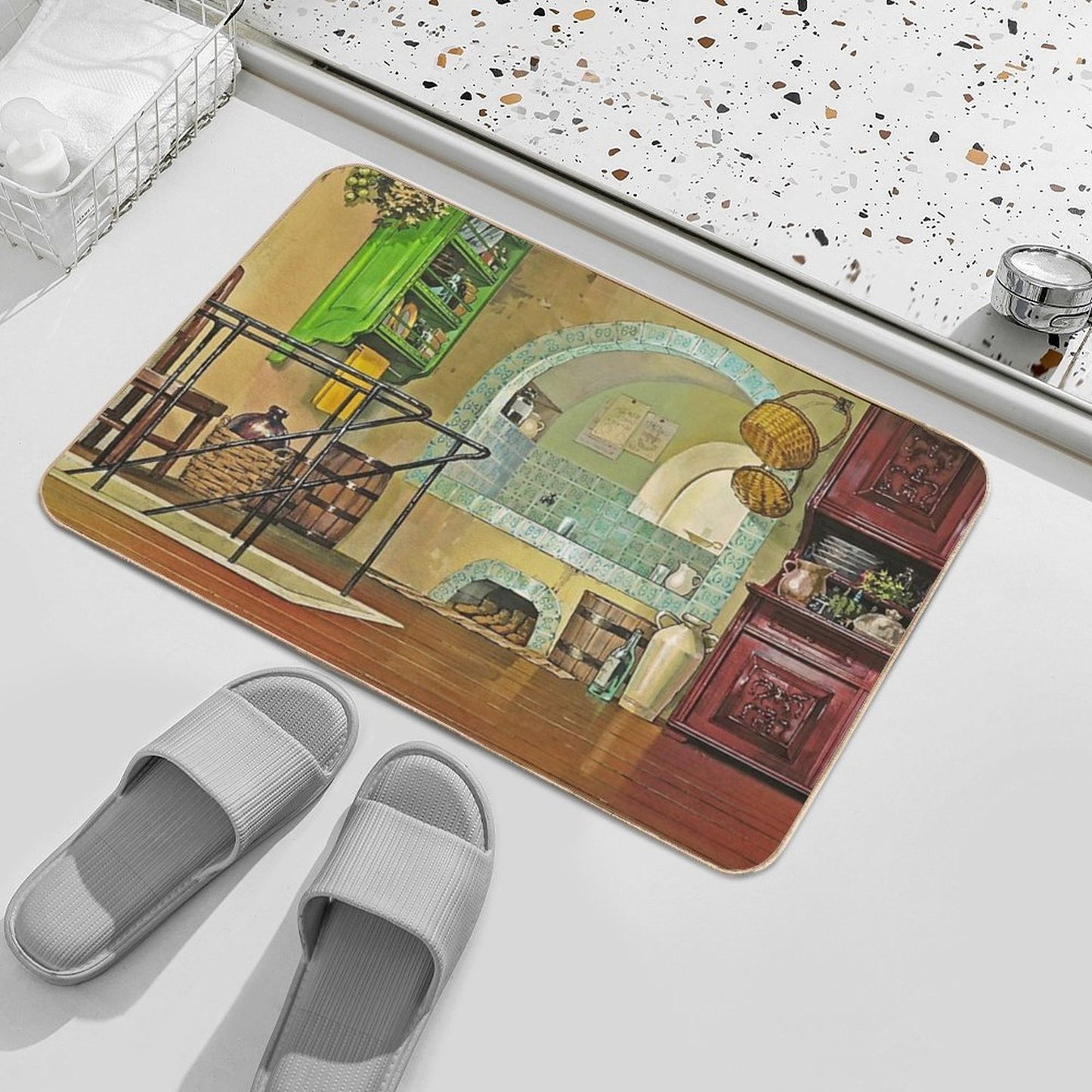 Don't Mess with The Cleaning Lady Versatile Bath Mat