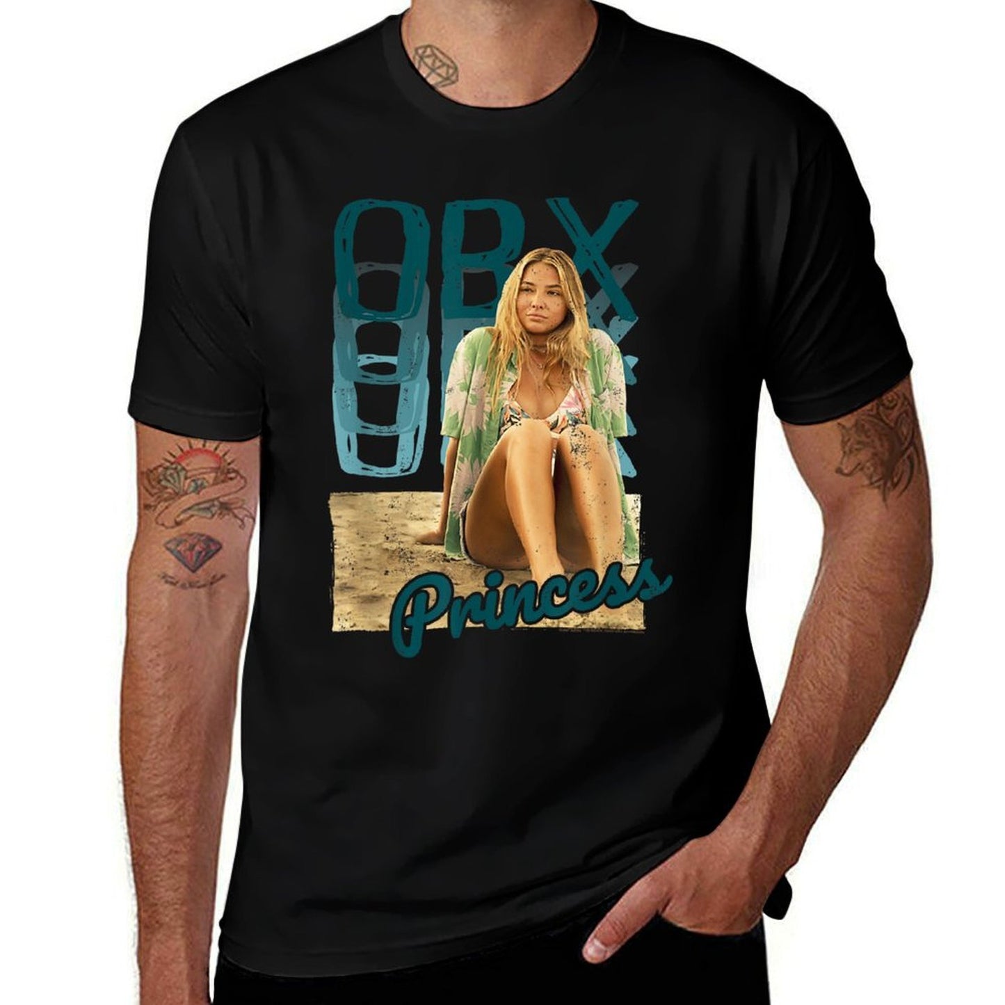 Outer Banks Sarah Kook's Princess Trendy Pattern T-Shirt