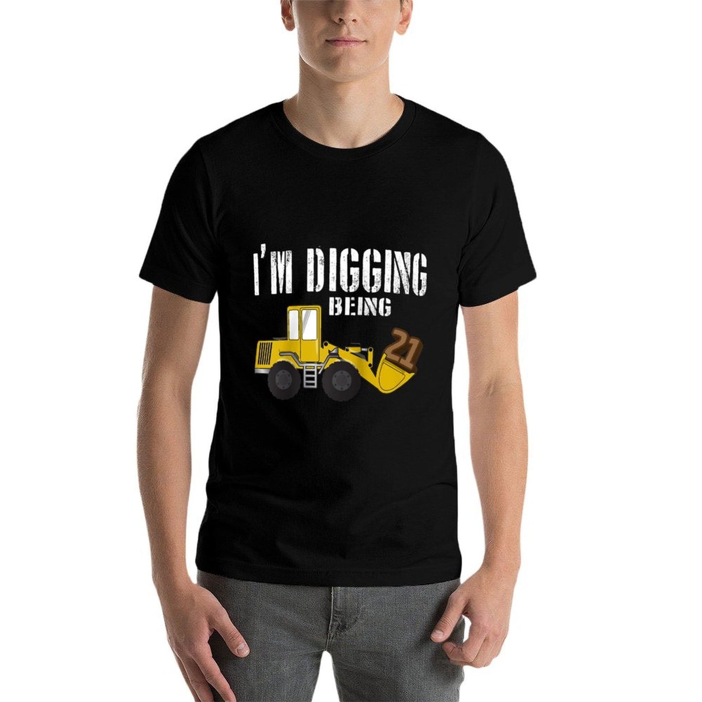 21st Birthday - Construction, 21 Year Old Bday Raglan Baseball Quick-drying T-Shirt
