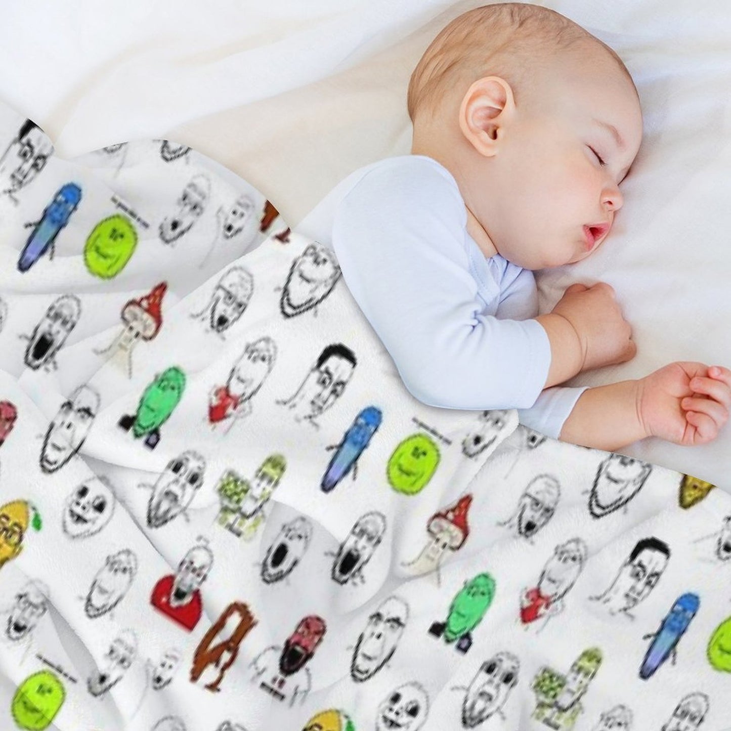 Soyjak Collage Anti-pilling Throw Blanket