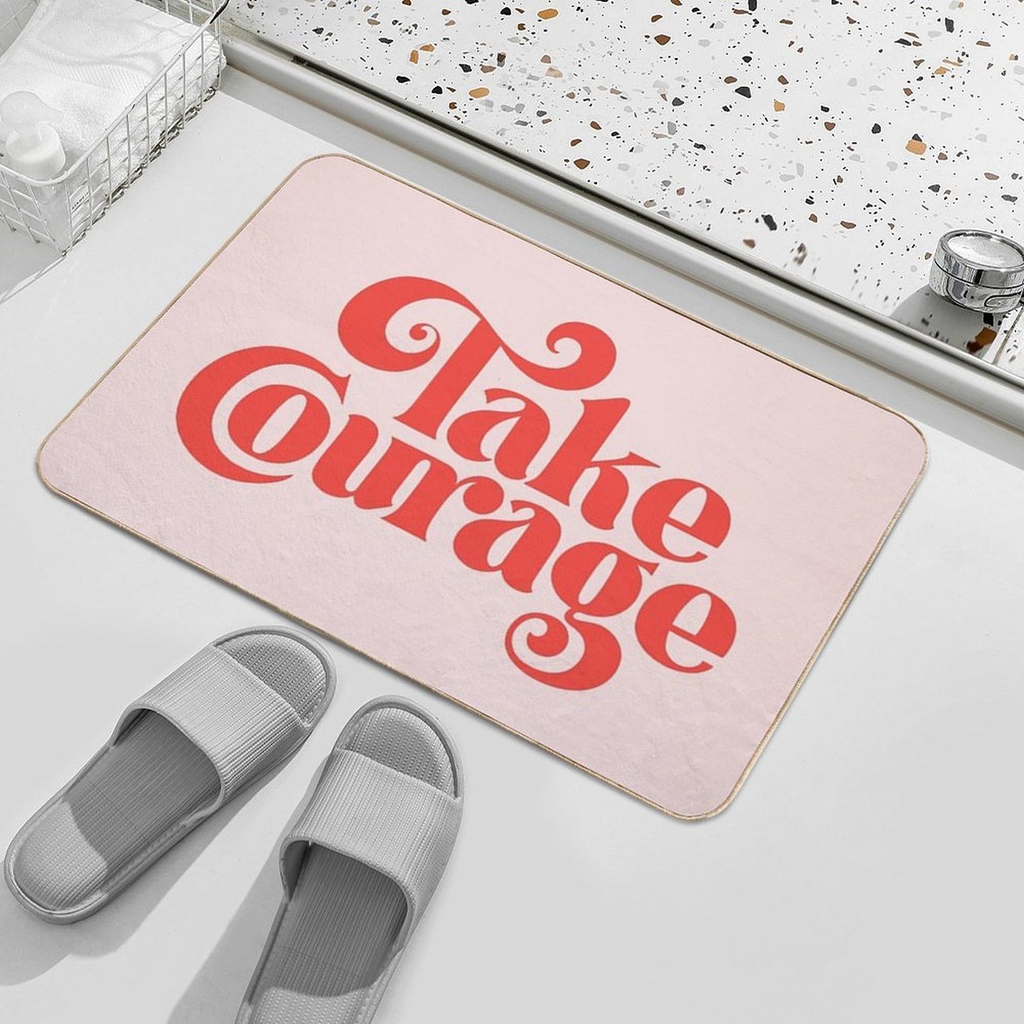 Take Courage Rapid-Drying Bath Mat