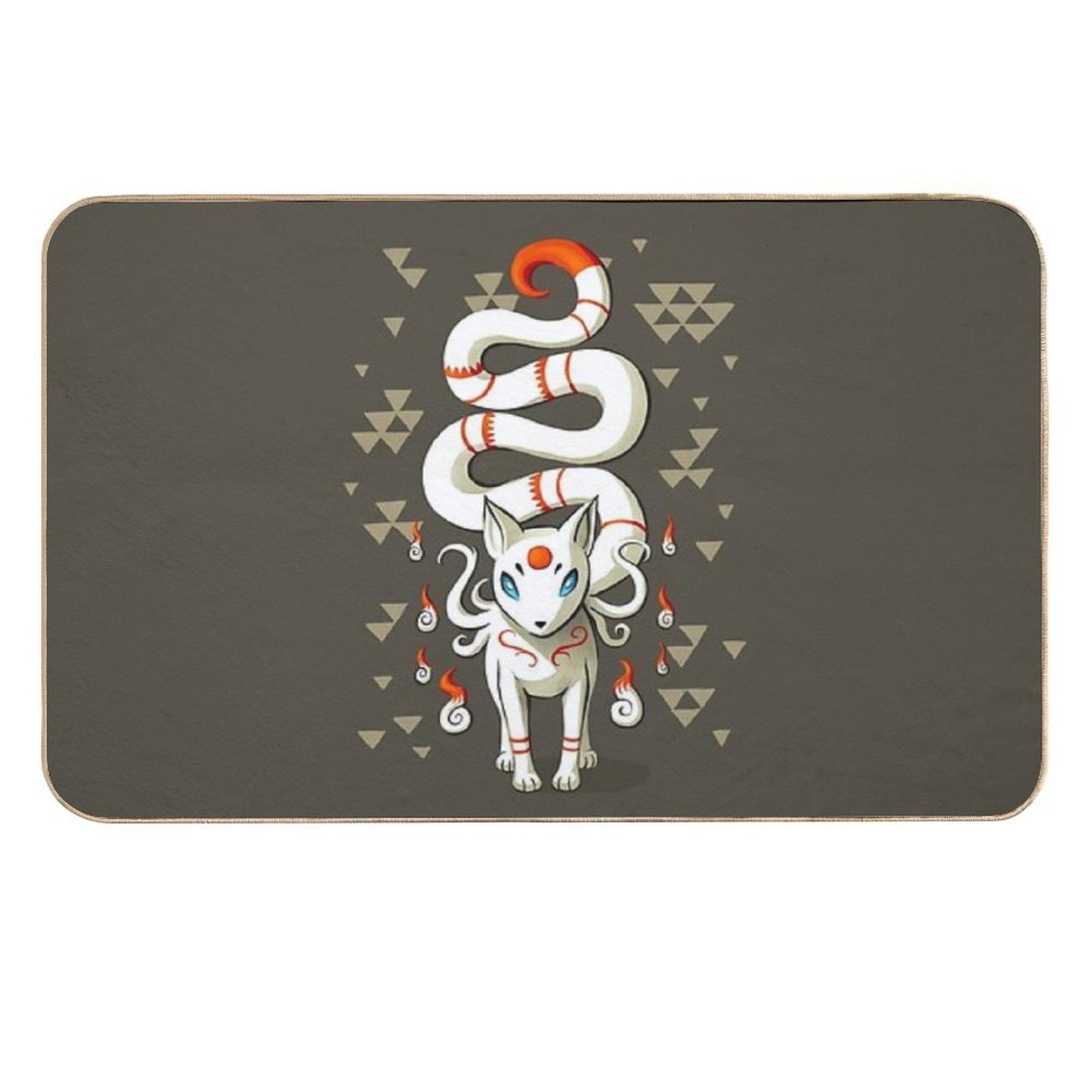 Long Tail Fox Easy Maintenance Bath Mat
