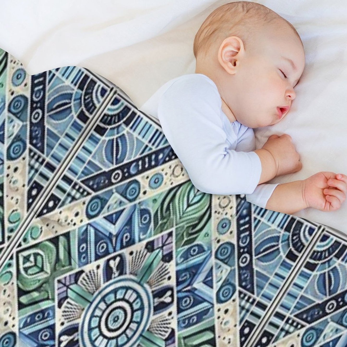 Symmetrical Style Gift-ready Throw Blanket
