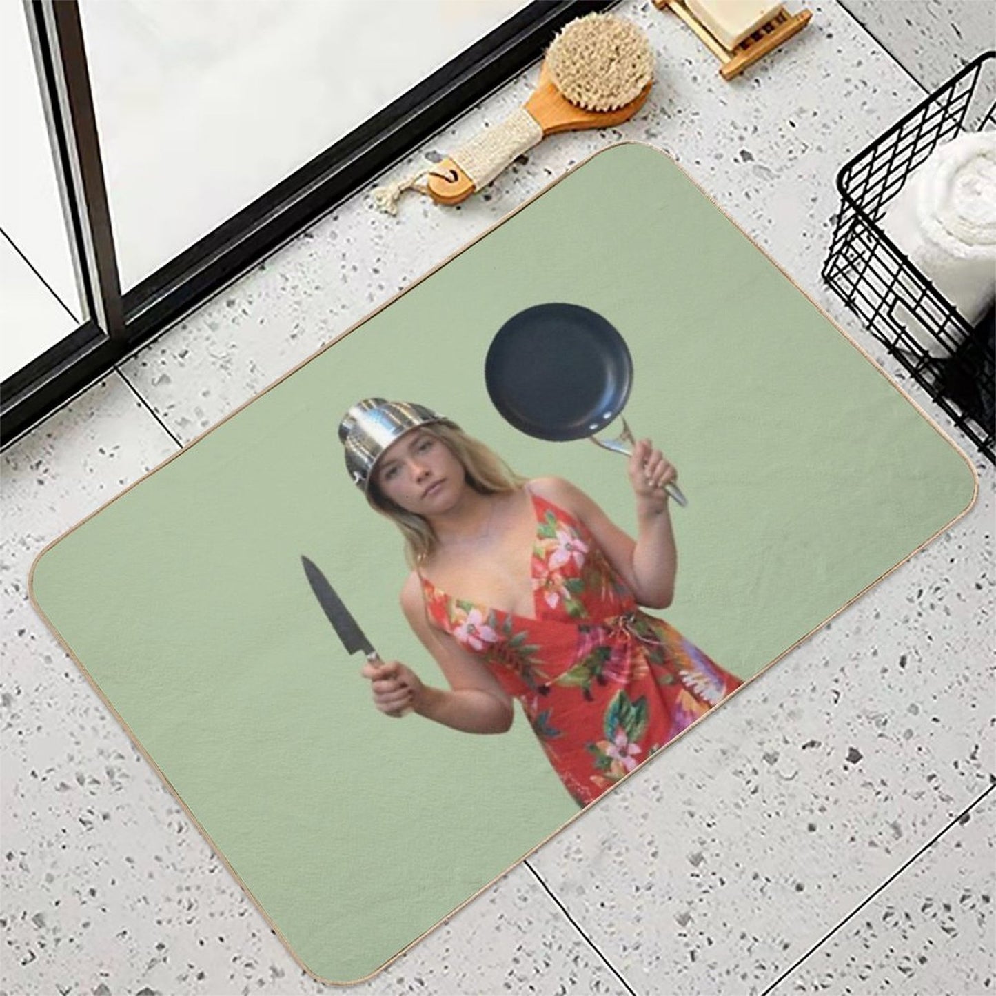 Florence Pugh Cooking with Flo Easy Maintenance Bath Mat