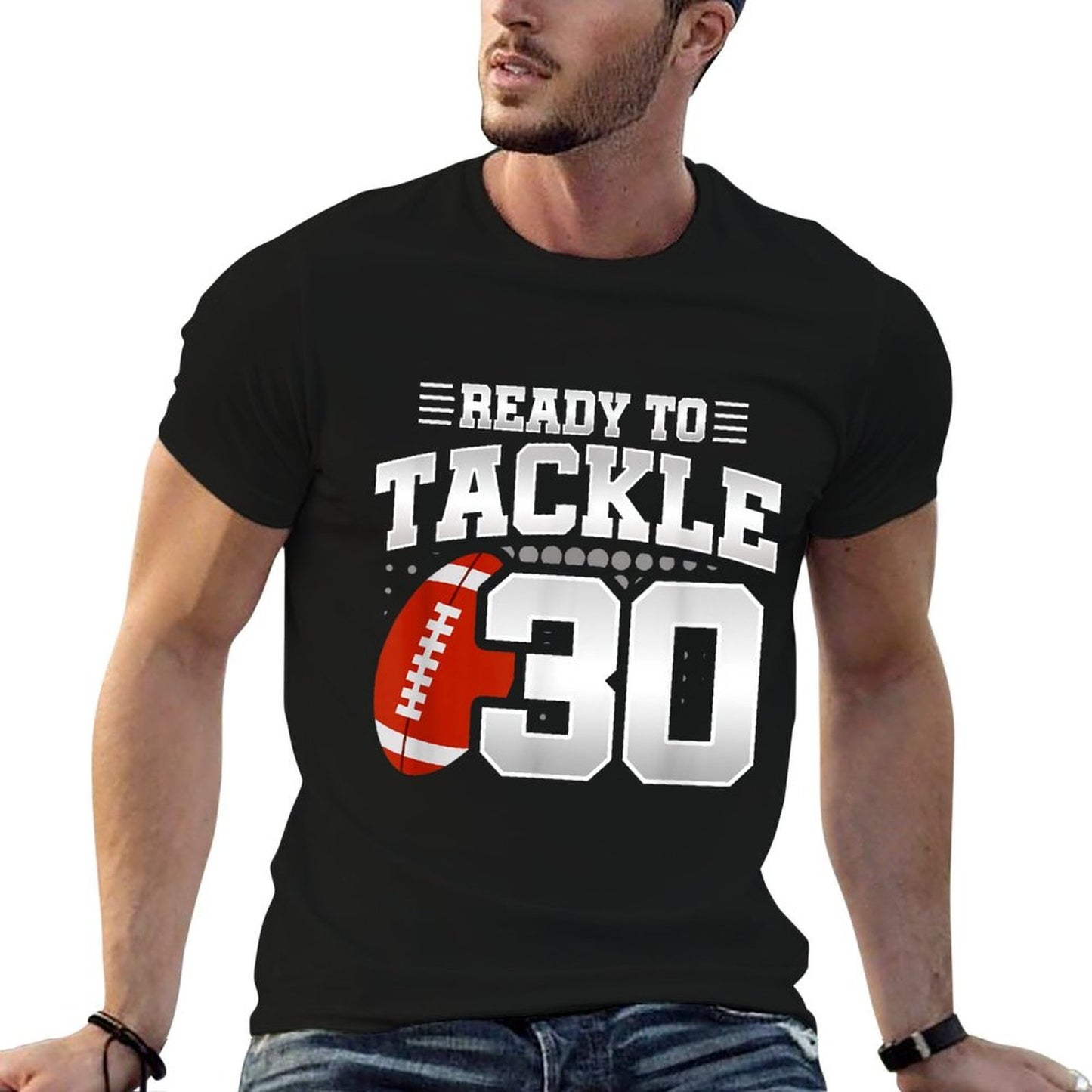 30th Birthday - Football Birthday Party - 30th Birthday Quick-drying T-Shirt