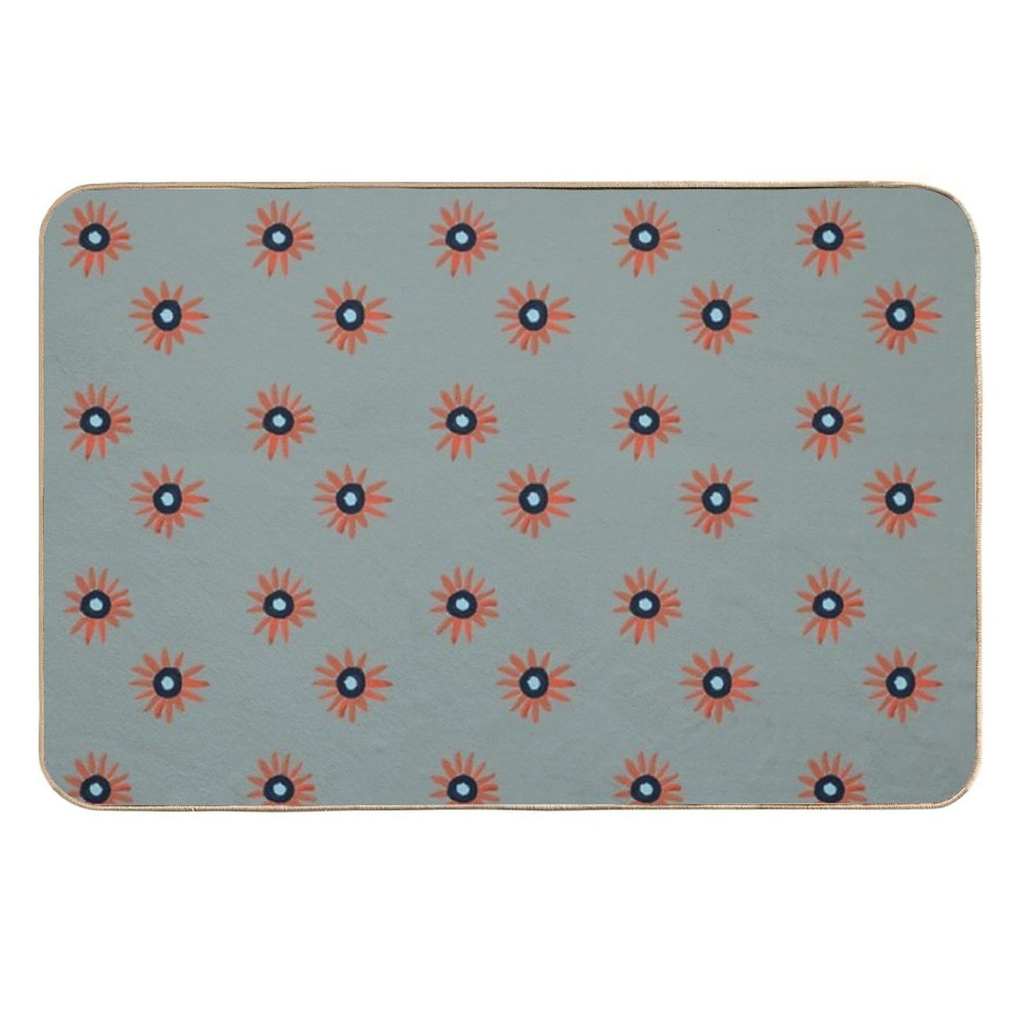Stroke Blooms Multi-Purpose Bath Mat
