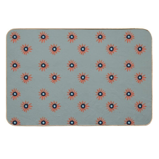 Stroke Blooms  Multi-Purpose Bath Mat