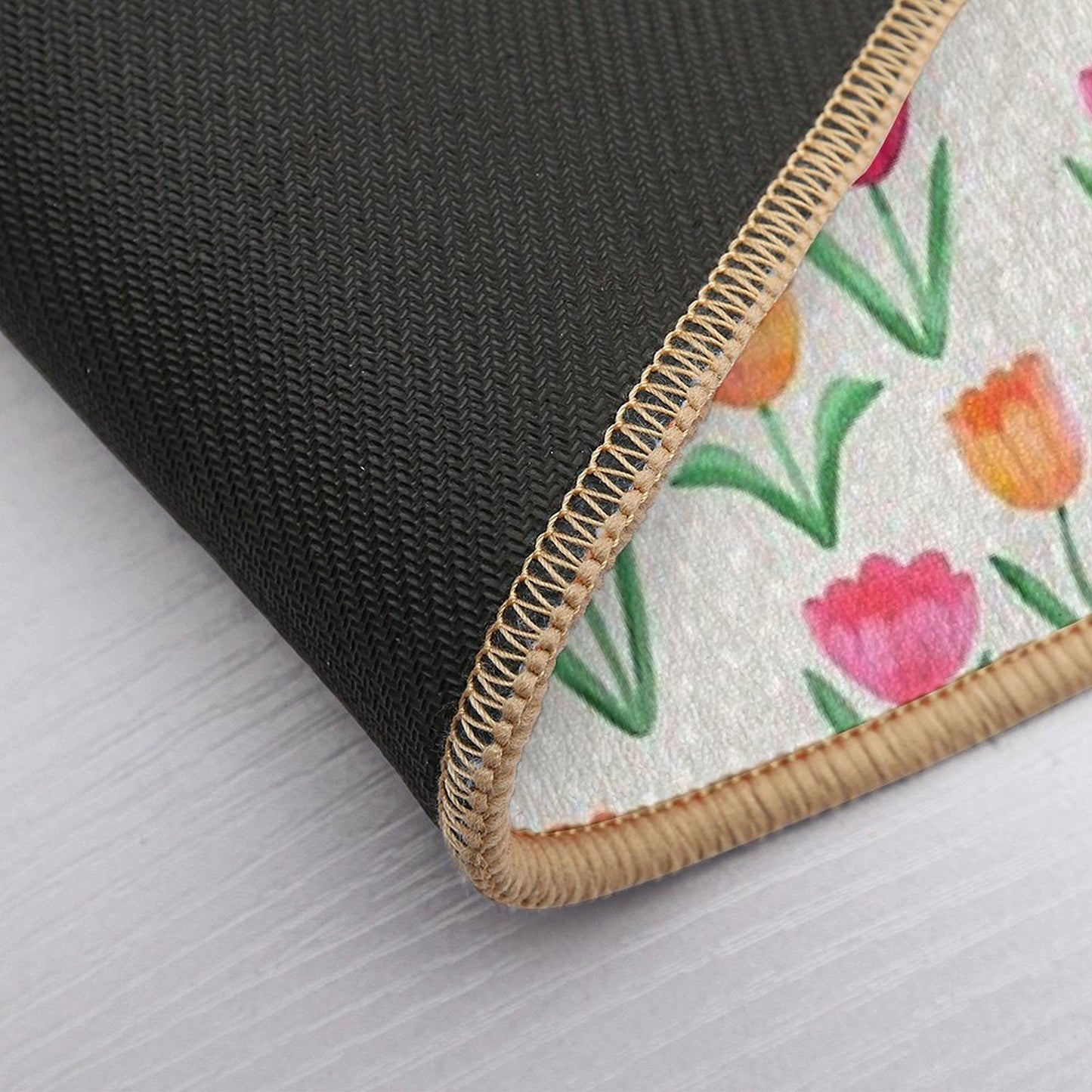 Spring Tulips Rapid-Drying Bath Mat