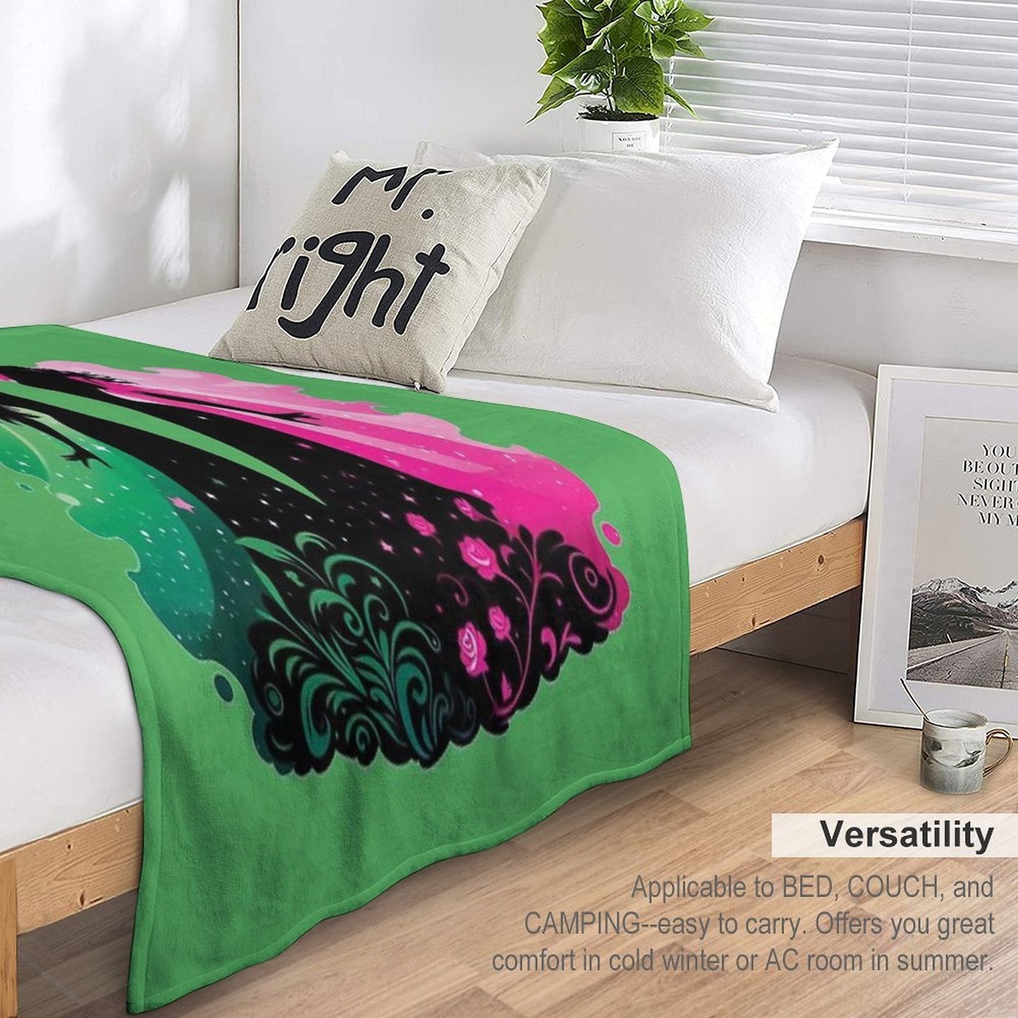 Elphaba & Glinda Wicked The Musical No Background Quick-dry Throw Blanket