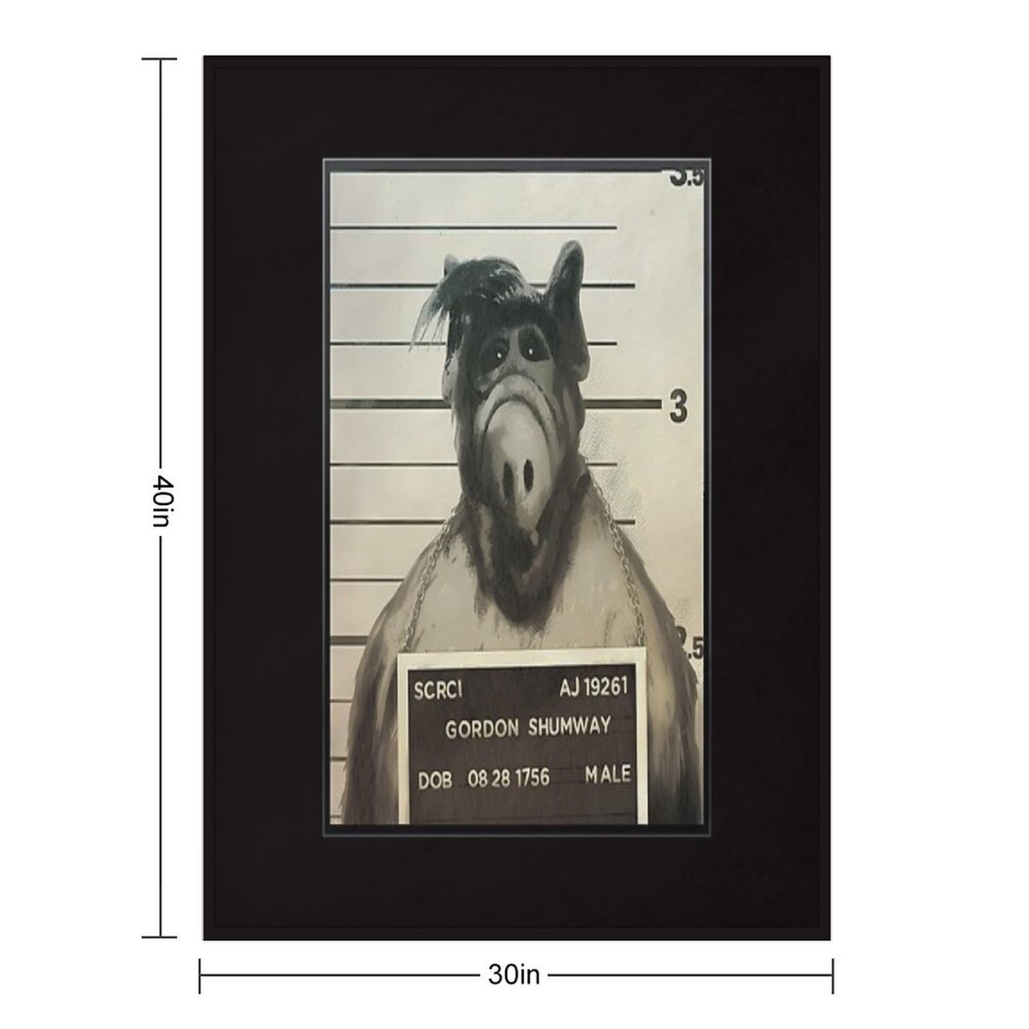Alf Mugshot Multi-functional Throw Blanket