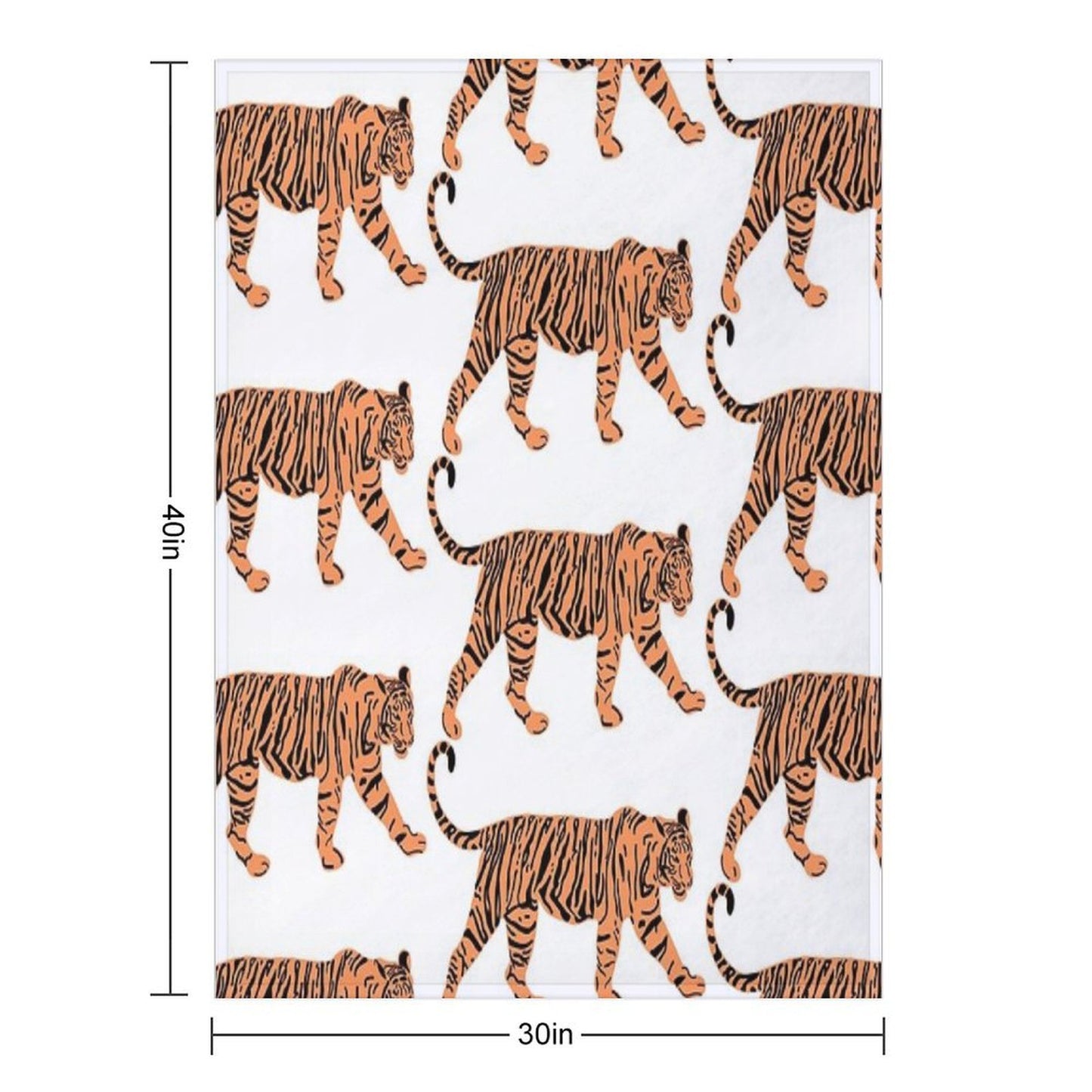 Tiger Travel-friendly Throw Blanket