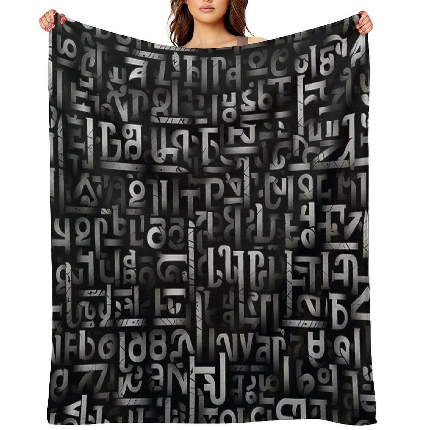 Beautiful Digital Art Pattern Gift-ready Throw Blanket