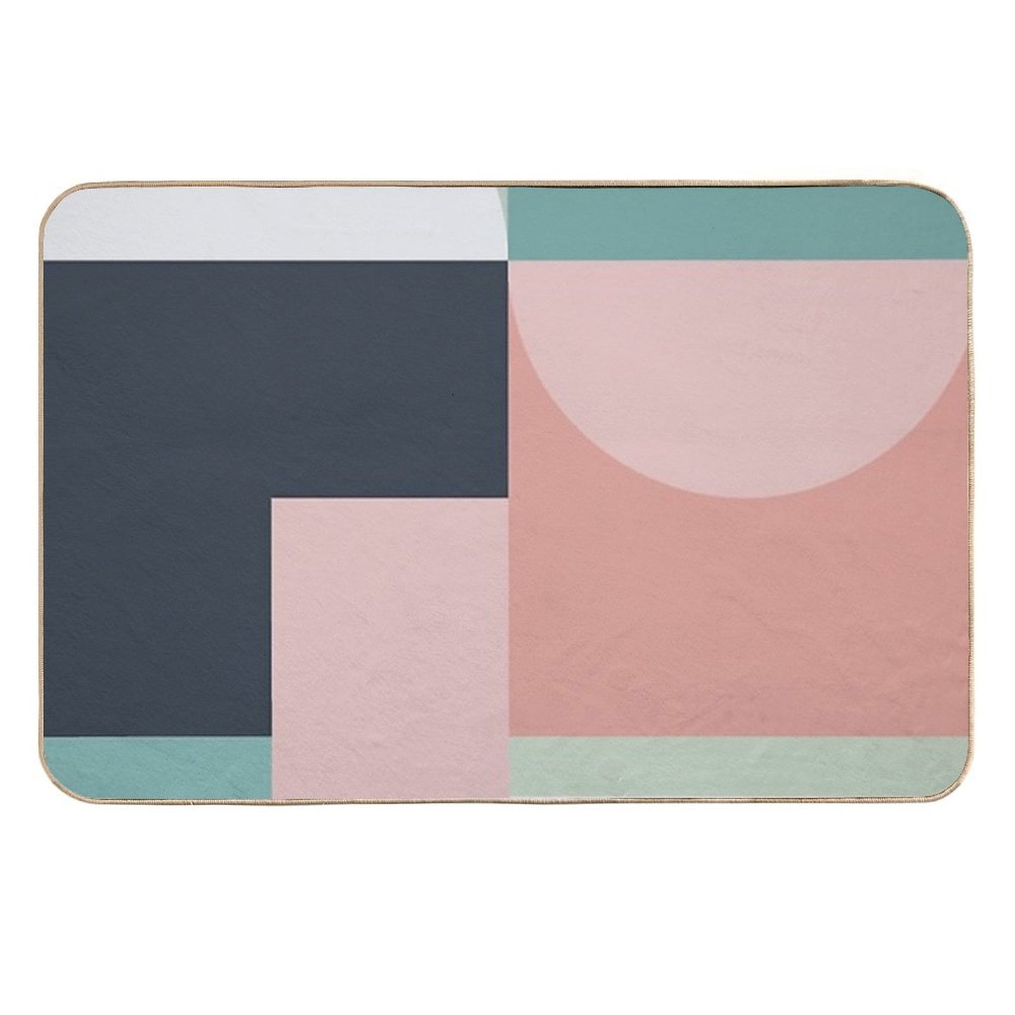 Abstract Geometric 06 Easy Maintenance Bath Mat