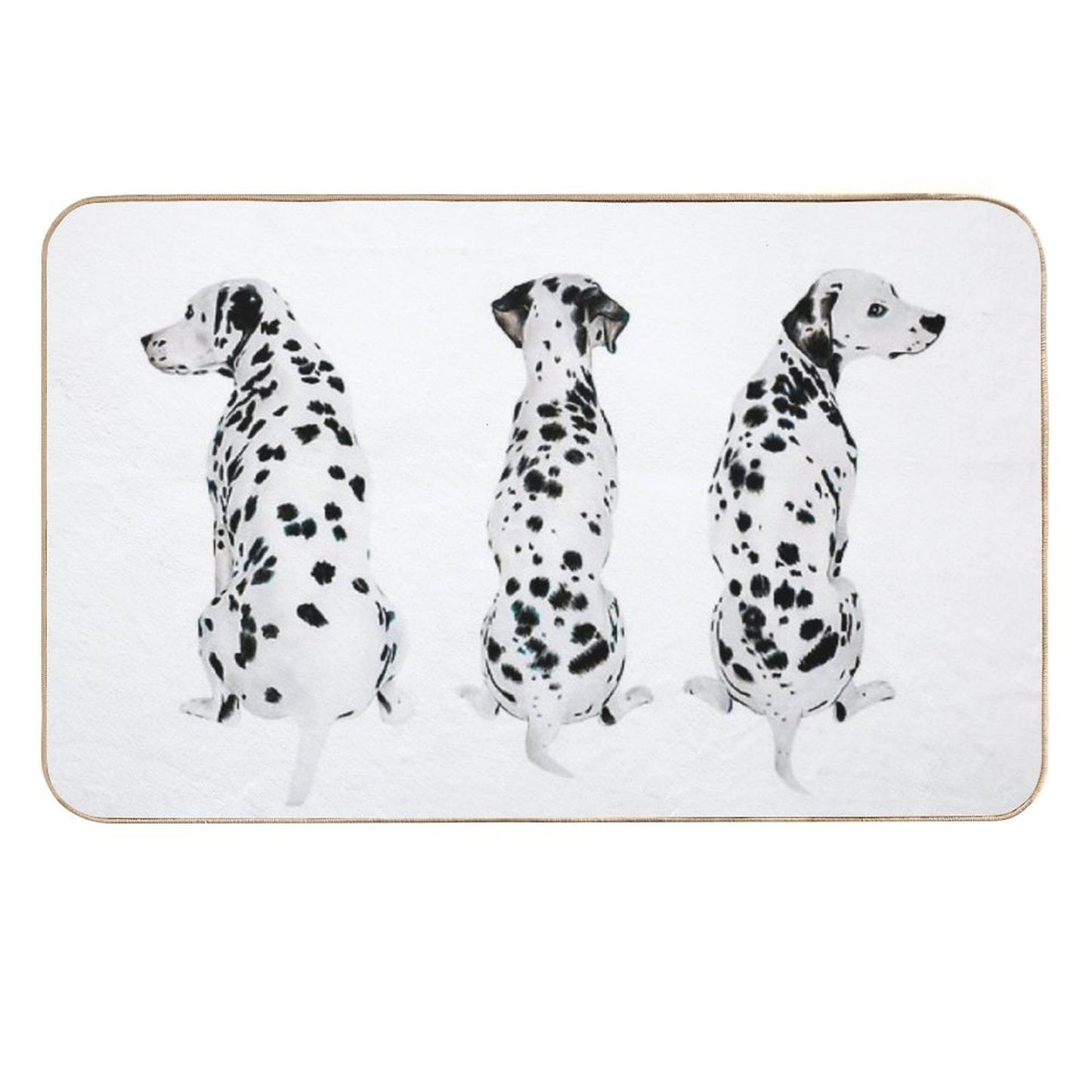 Dalmatian Rapid-Drying Bath Mat