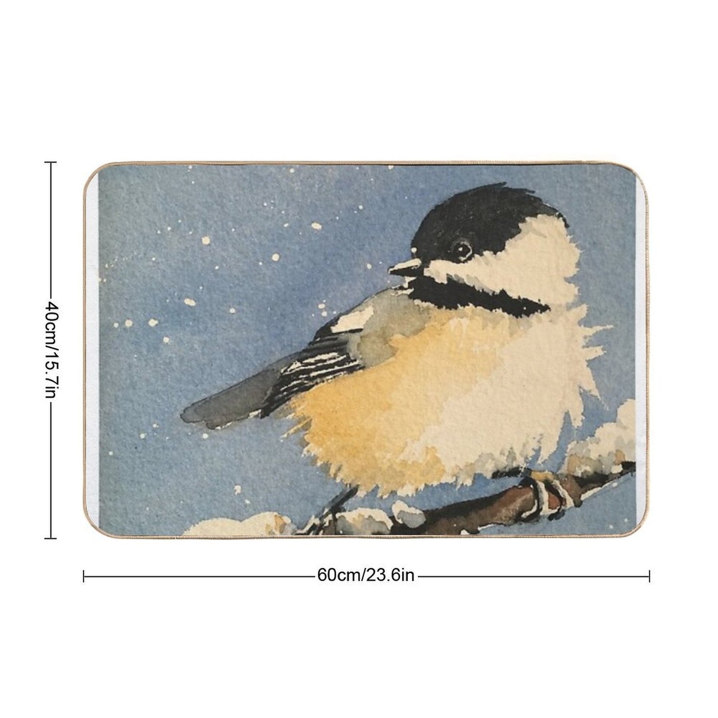 Solo Chick  Slip-Resistant Bath Mat