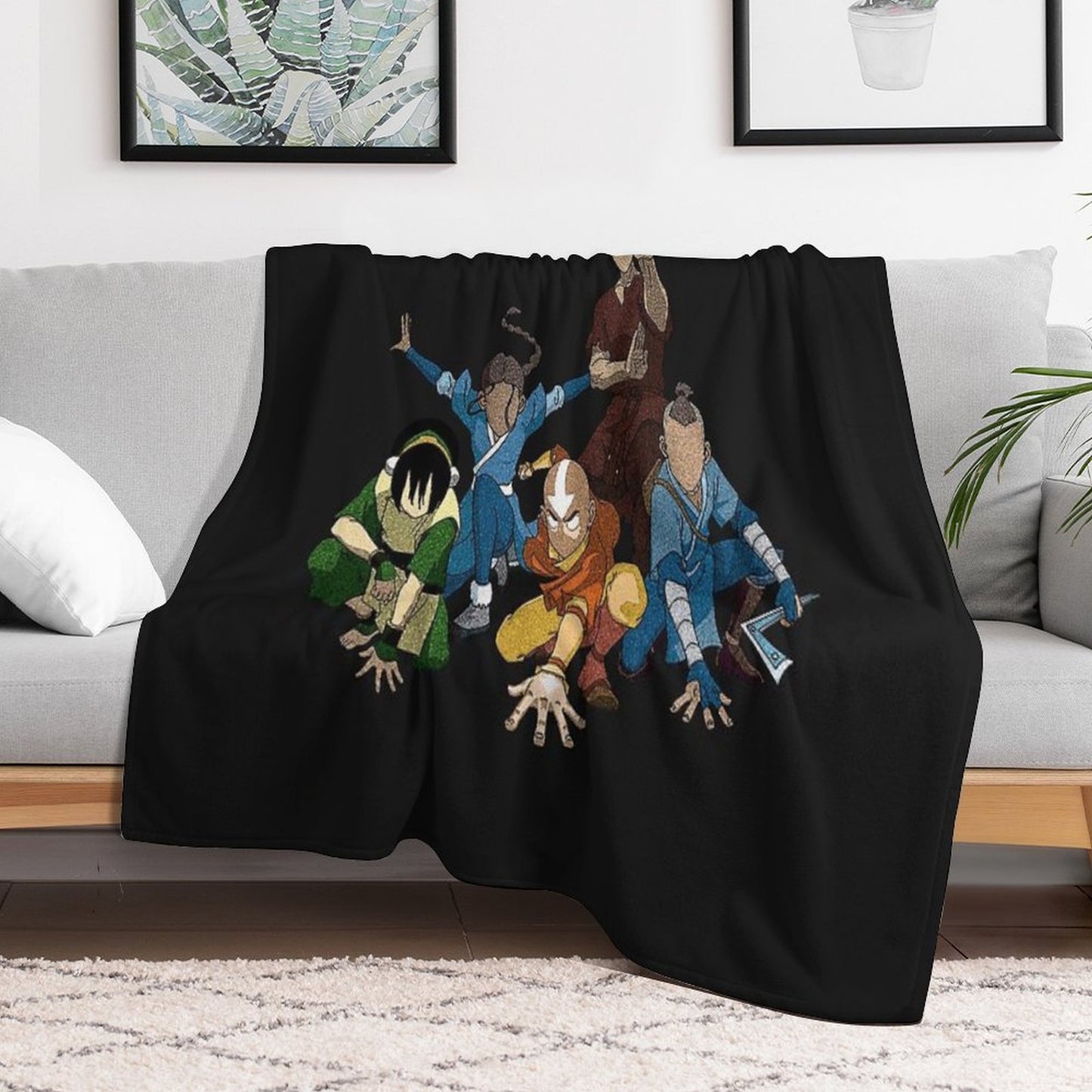 Avatar The Last Airbender Group Premium Throw Blanket