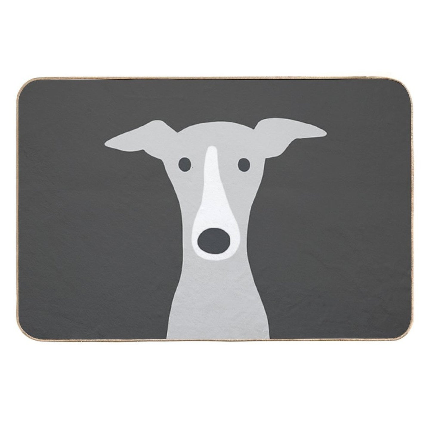 Greyhound Italian Greyhound Cute Whippet Dog Long-Lasting Bath Mat