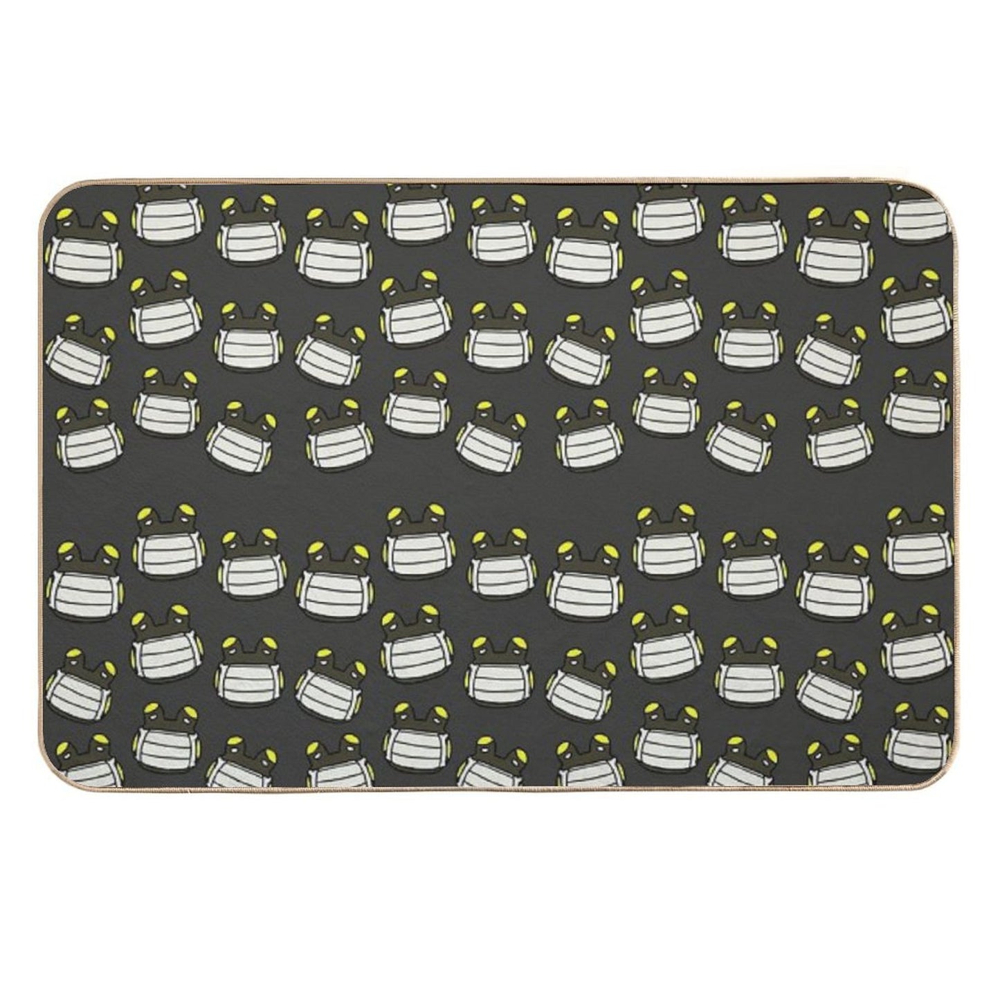 Raddle Print Pet-Safe Bath Mat