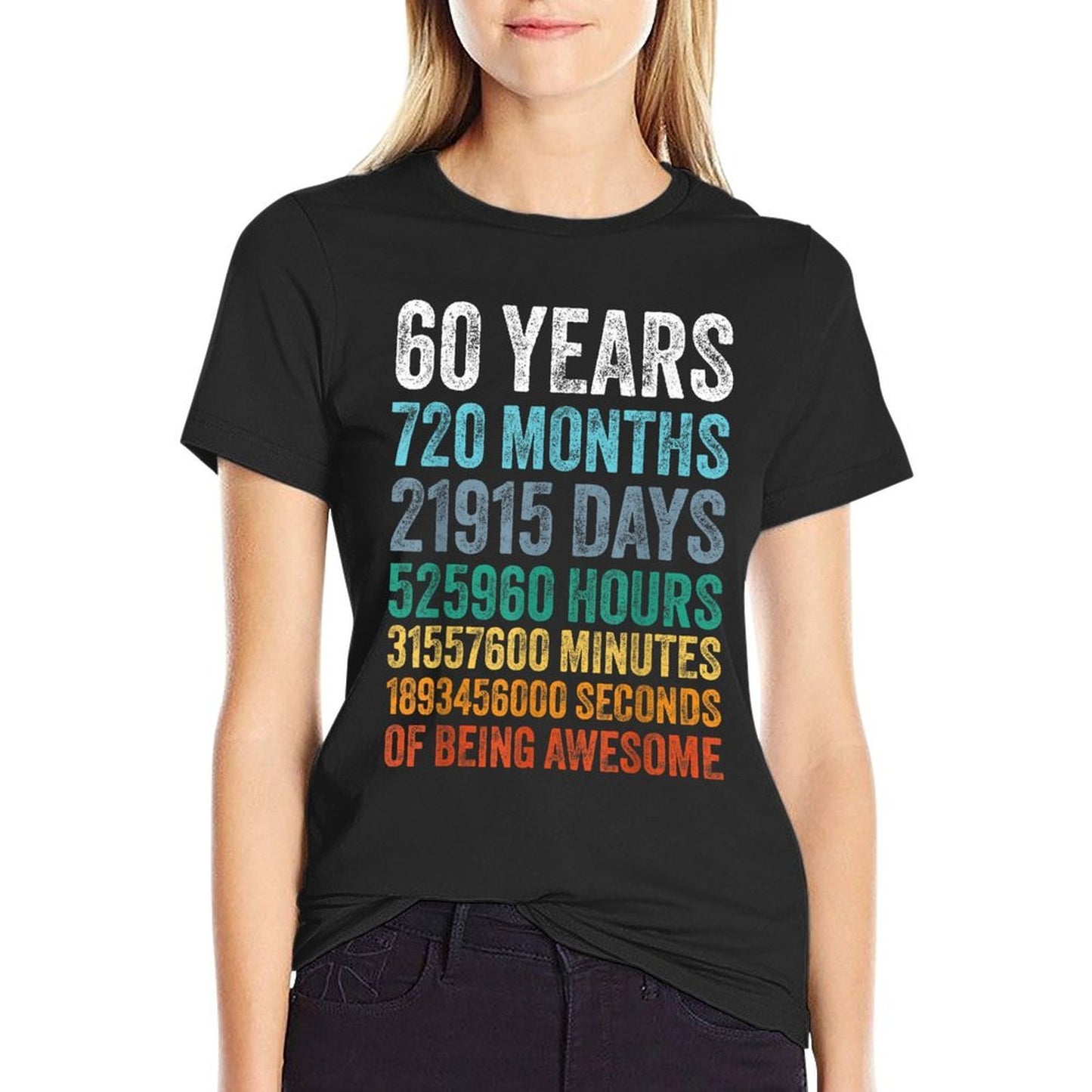 60th Birthday Decoration Men 60yr 60 Year Old Birthday Classic T-Shirt