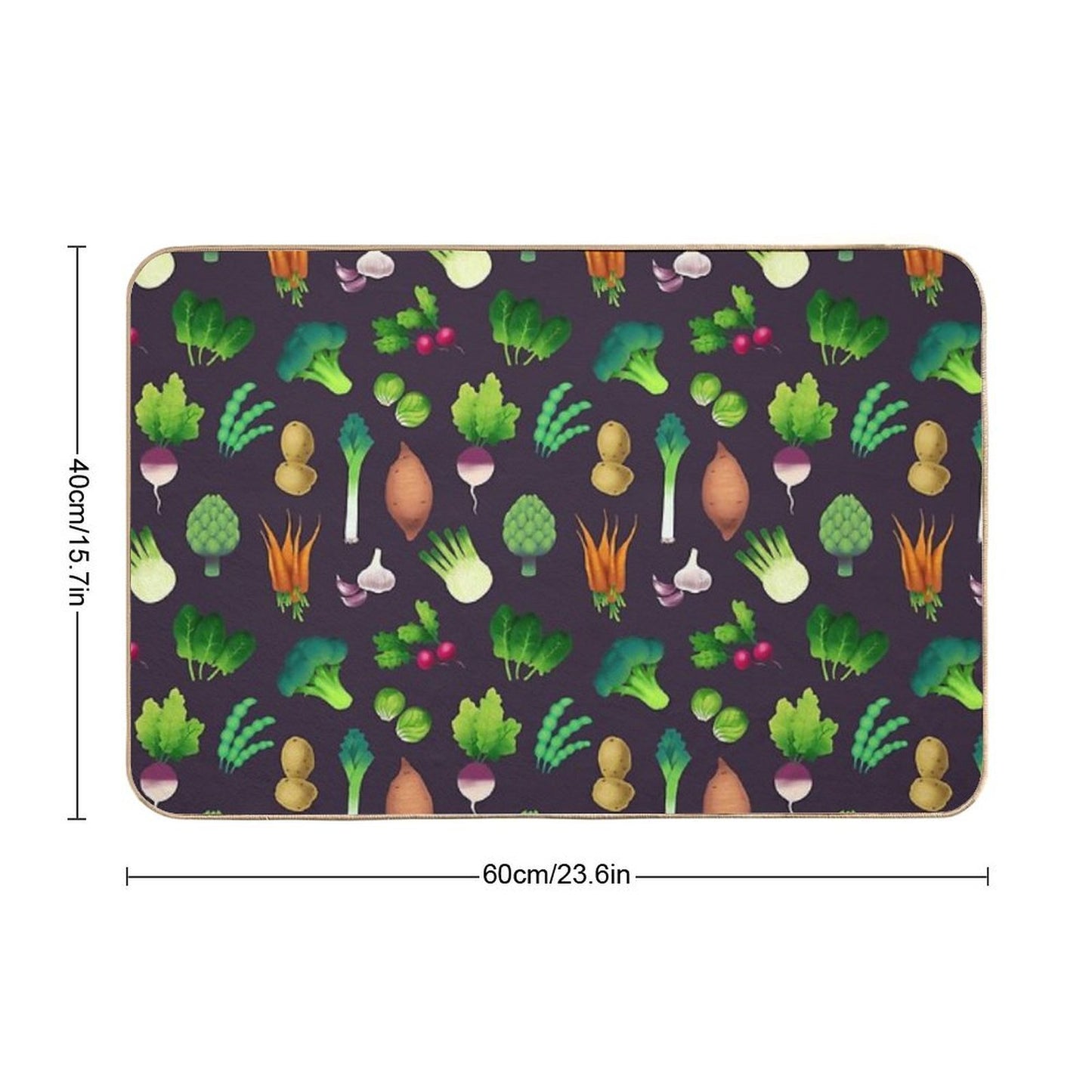 Farmers Market Pet-Safe Bath Mat