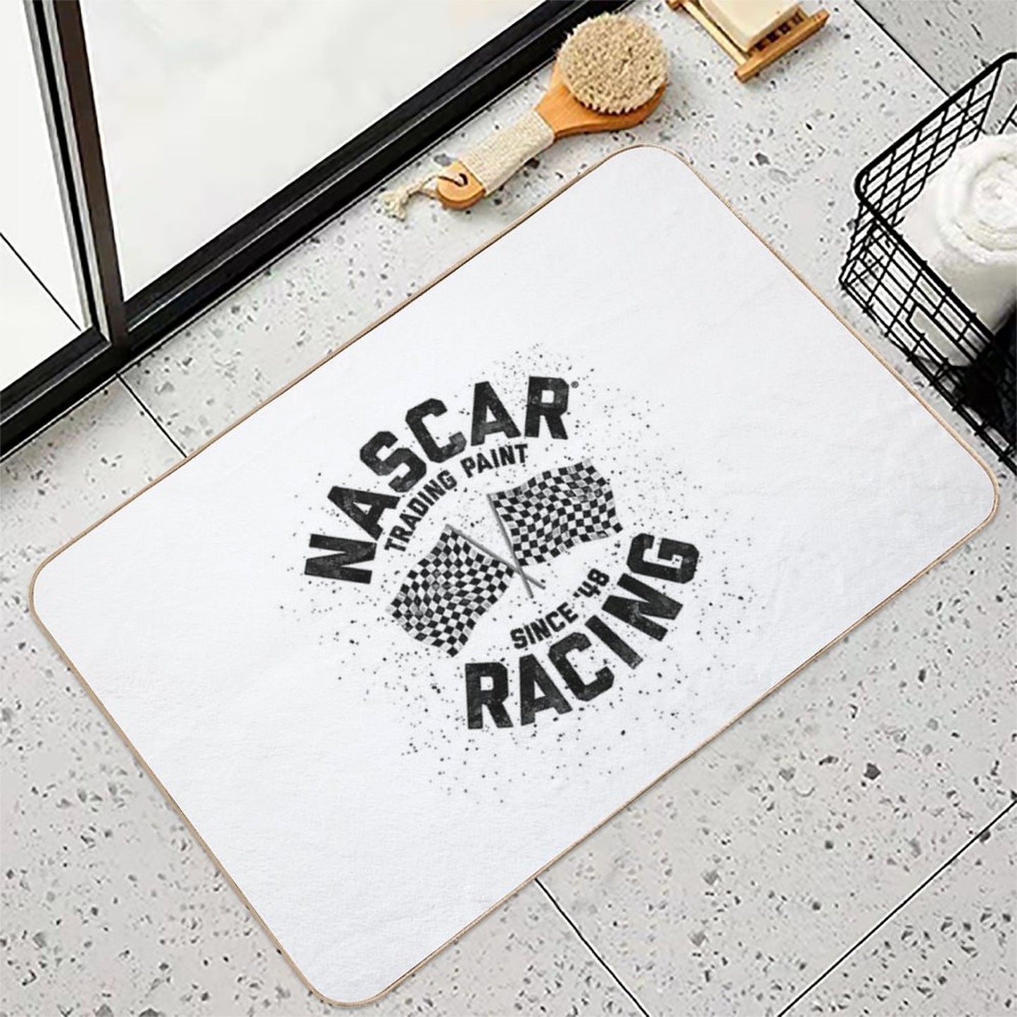Nascar Trading Paint Toxin-Free Bath Mat