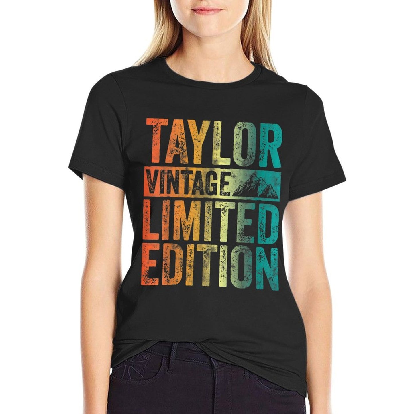 Personalized Name Taylor Vintage Limited Edition Moisture-wicking T-Shirt