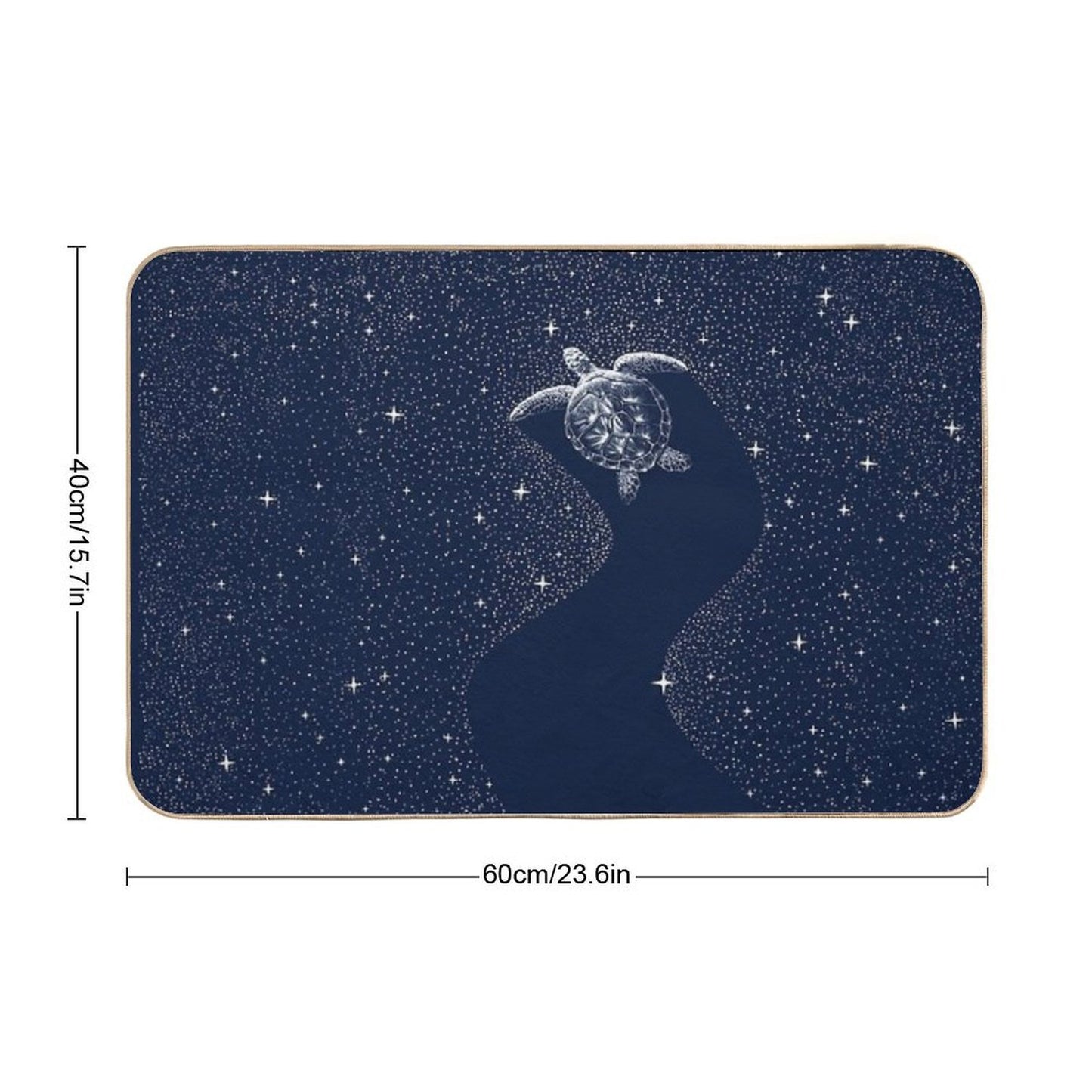 Starry Turtle Anti-Trip Bath Mat