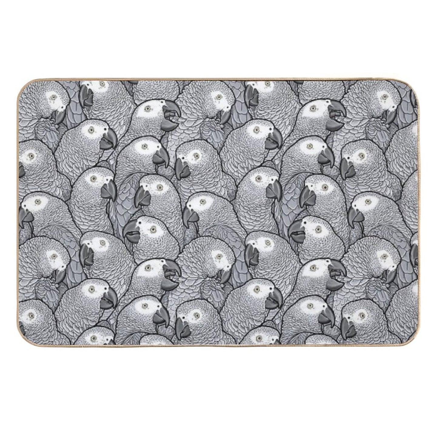 African Grey Parrots Durable Bath Mat
