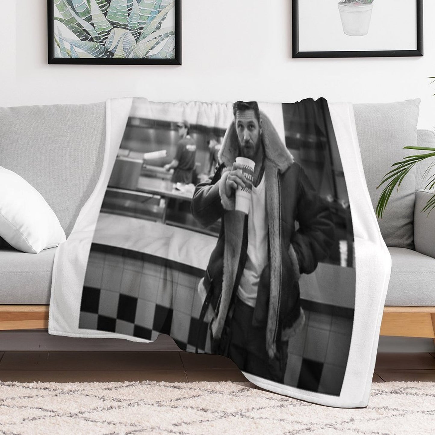 Tom Hardy Shrink-resistant Throw Blanket