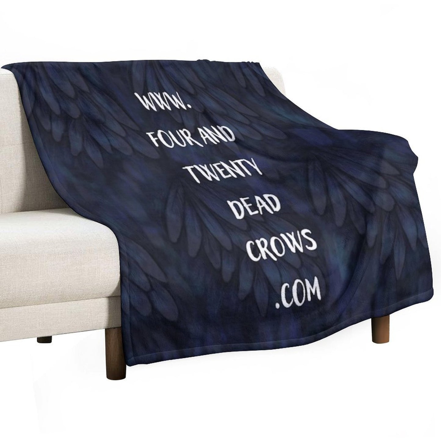 Crow Feathers All-season Throw Blanket